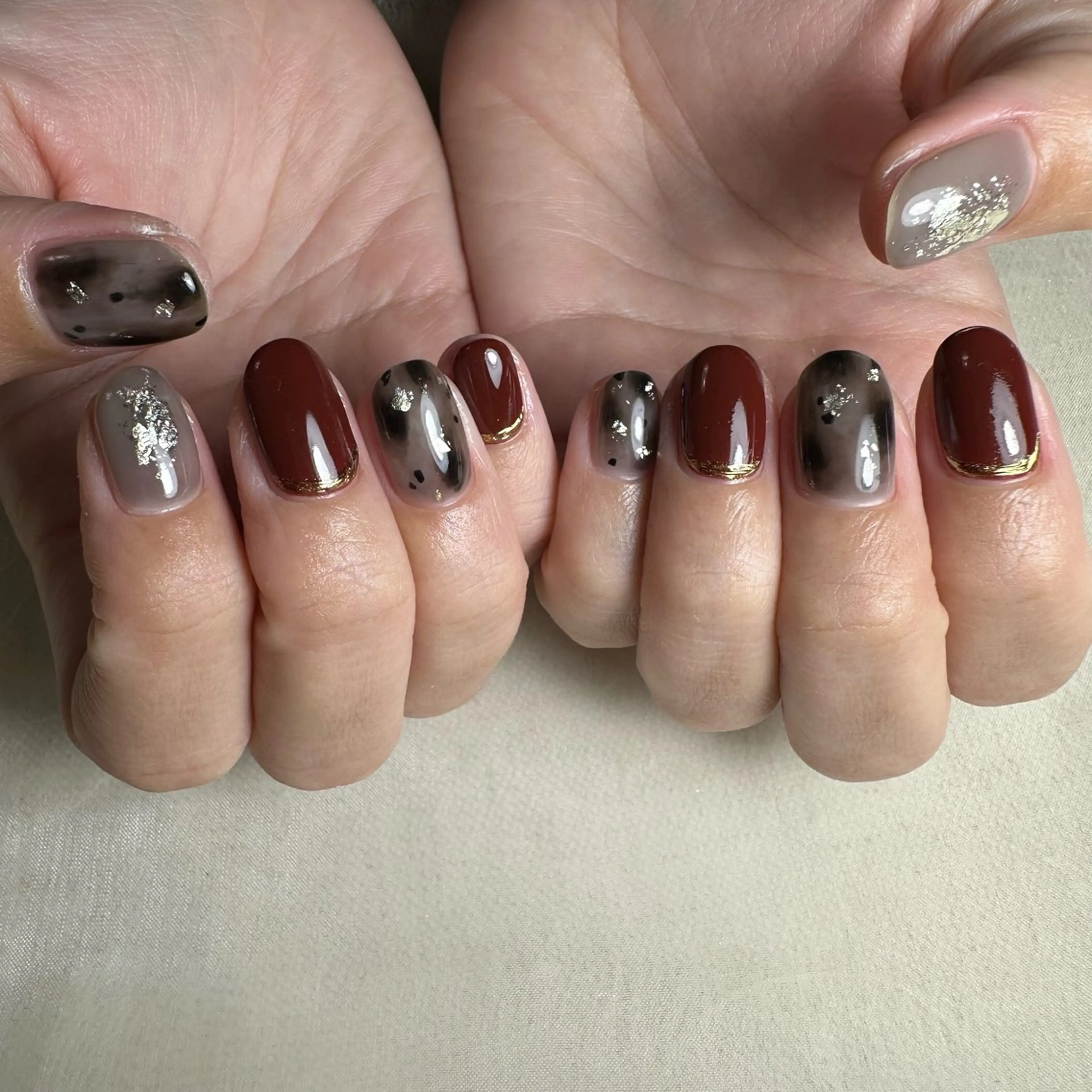 ネイル ハンドネイル 里見 麗のネイルデザイン