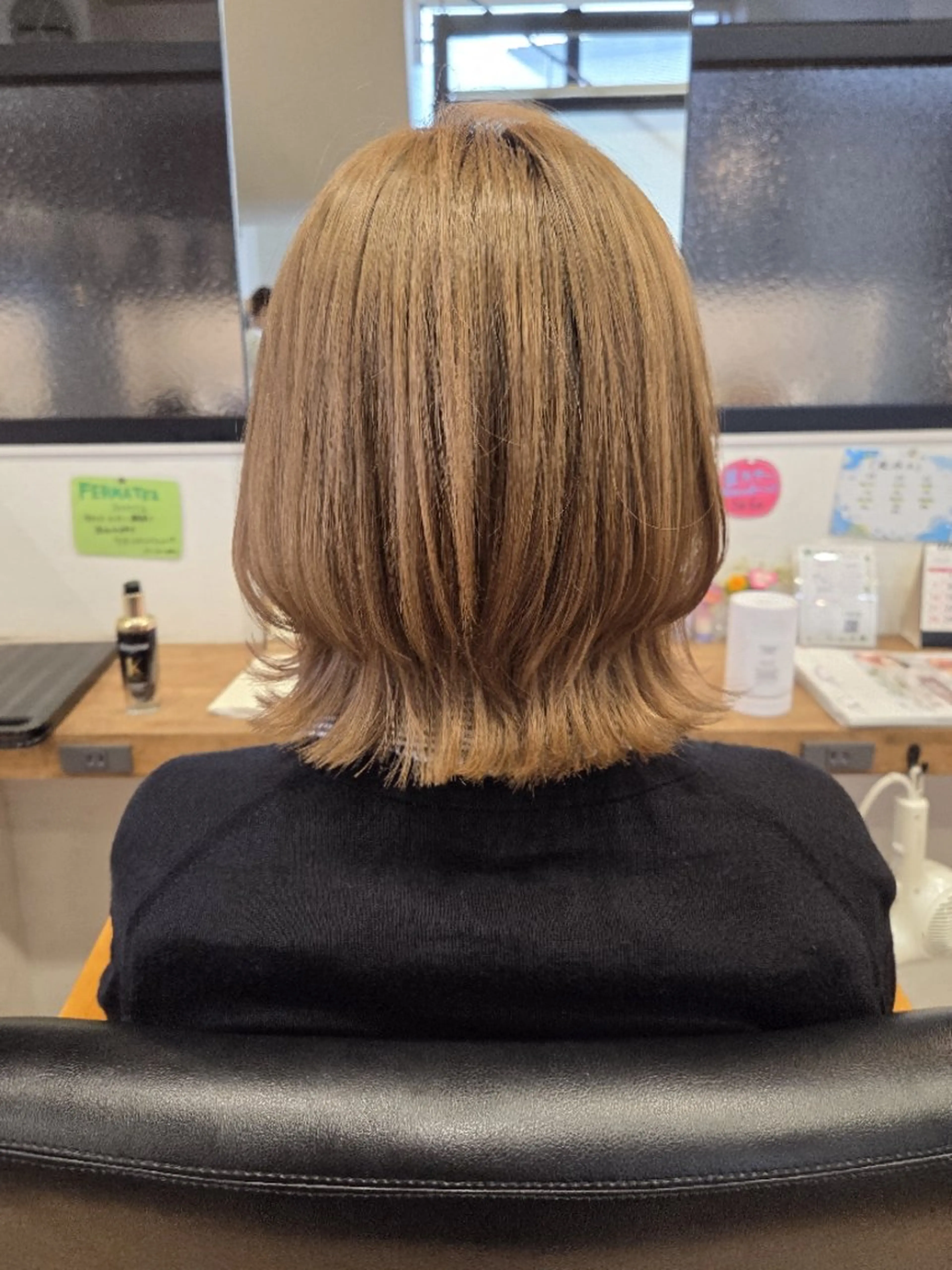 ミディアム カラー カット トリートメント 関口 友菜のヘアスタイル
