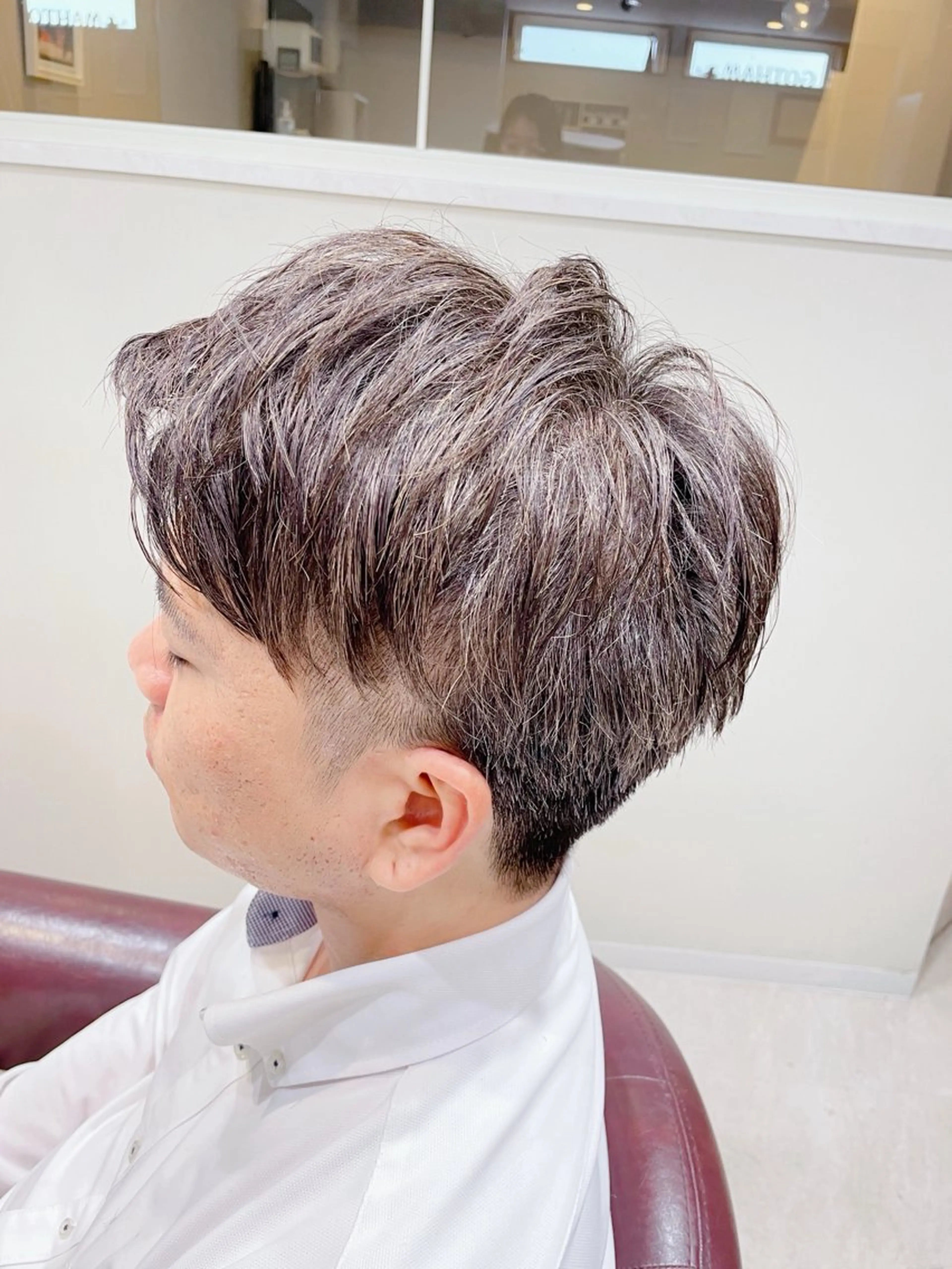 メンズ 刈り上げ ボブ✄／透明感カラー 上野 梨奈のヘアスタイル