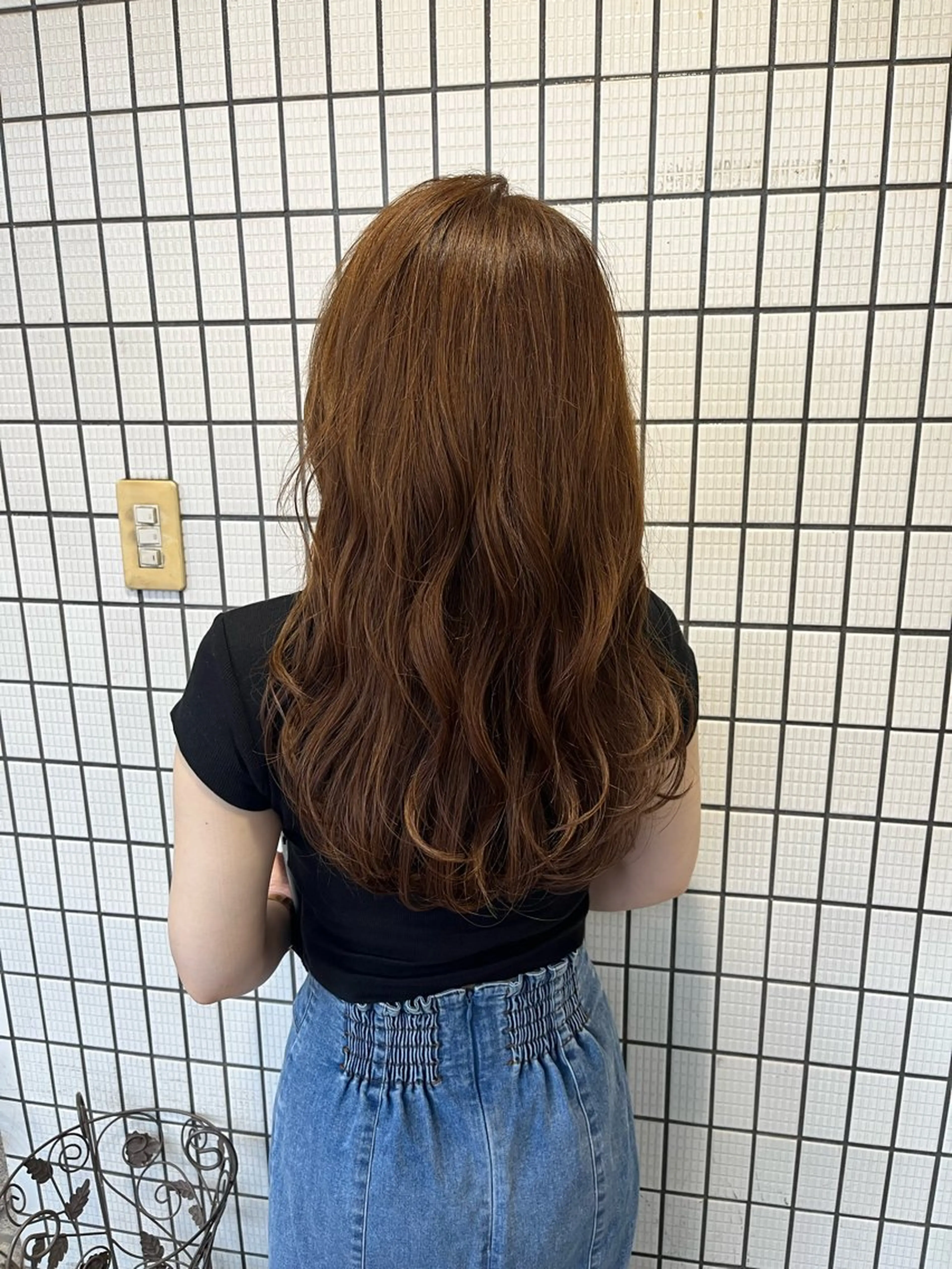ロング カラー カット ヘアカラー 五十嵐ゆり 美髪カラー　武蔵小杉のヘアスタイル
