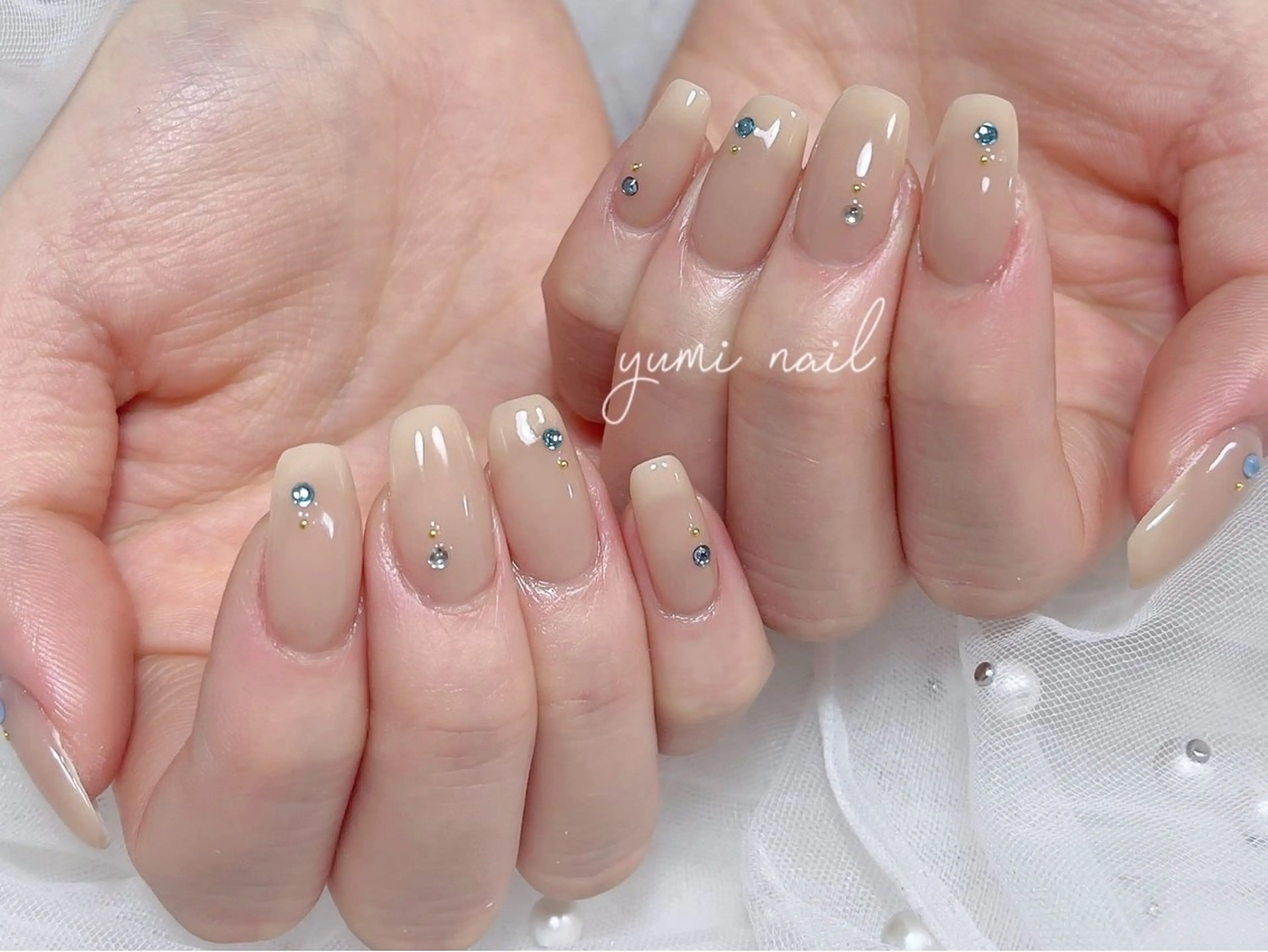 ネイル 𝐲𝐮𝐦𝐢🎀 長さ出しデザイン専門のネイルデザイン