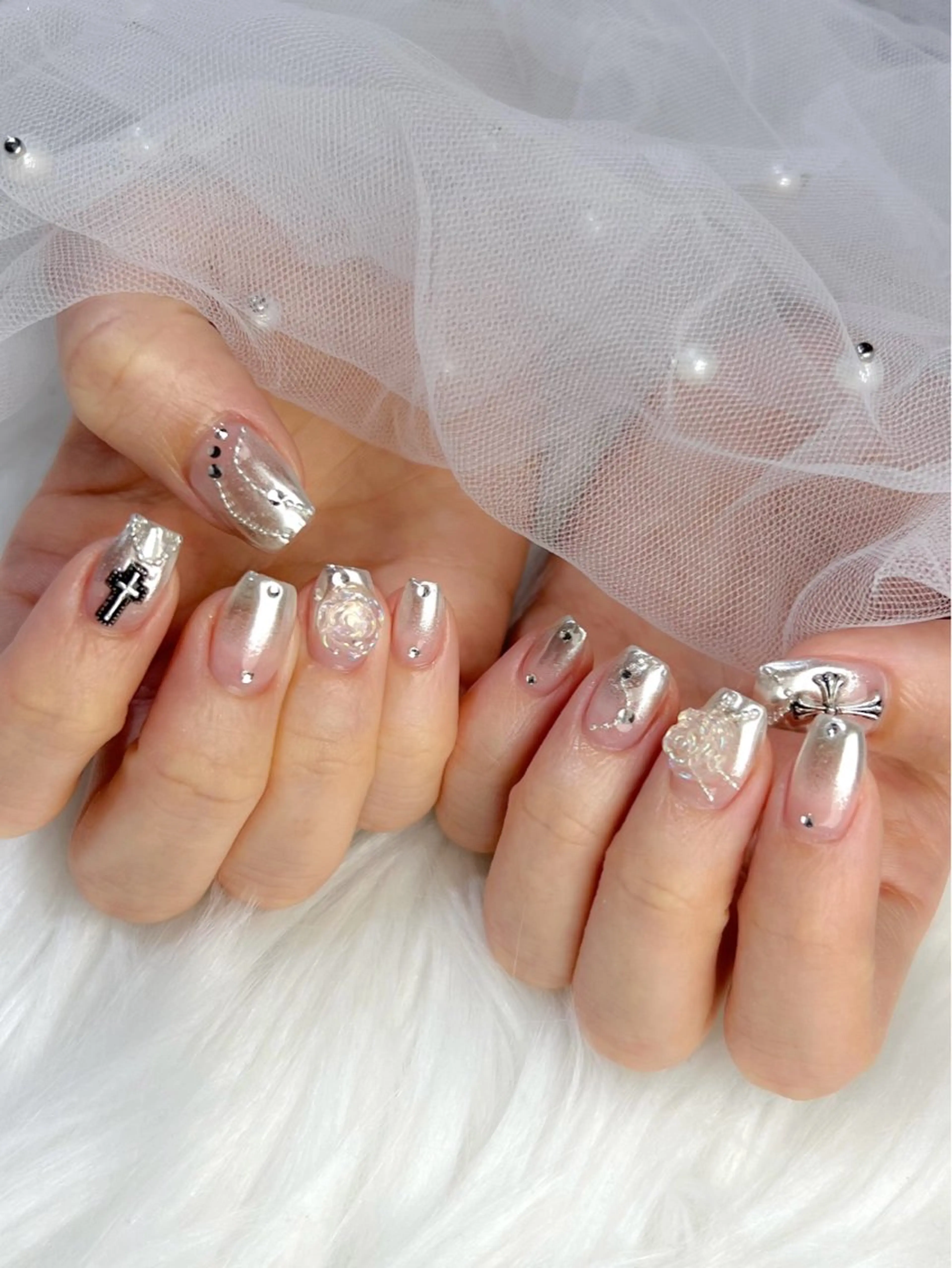 ネイル 𝑵𝑰𝑲𝑶 ◎パラジェル認定のネイルデザイン