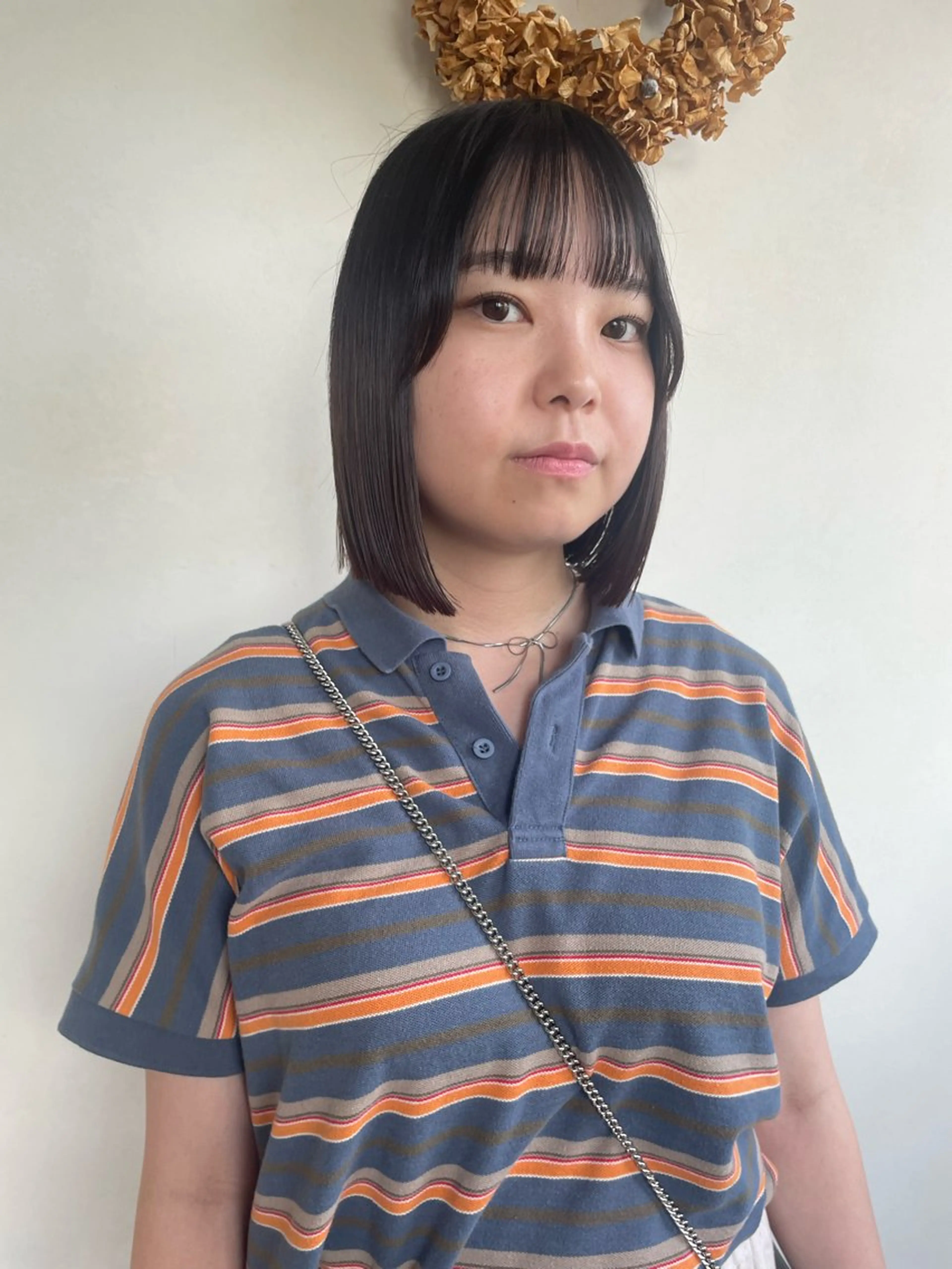 ミディアム 横田 愛梨のヘアスタイル