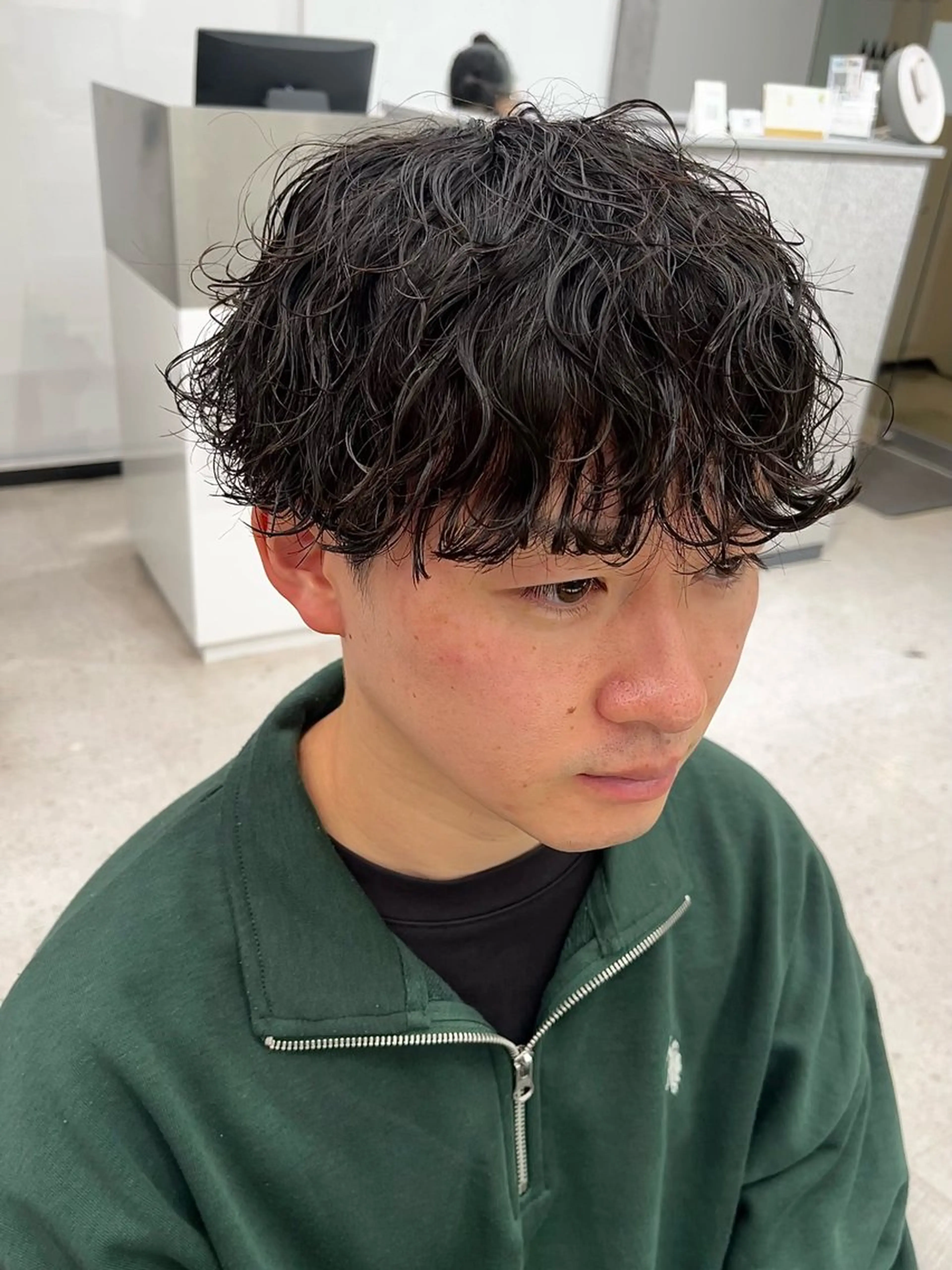 パーマ メンズ カット パーマ 🍐シャドウパーマ メンズ特化/守岡🍐のヘアスタイル