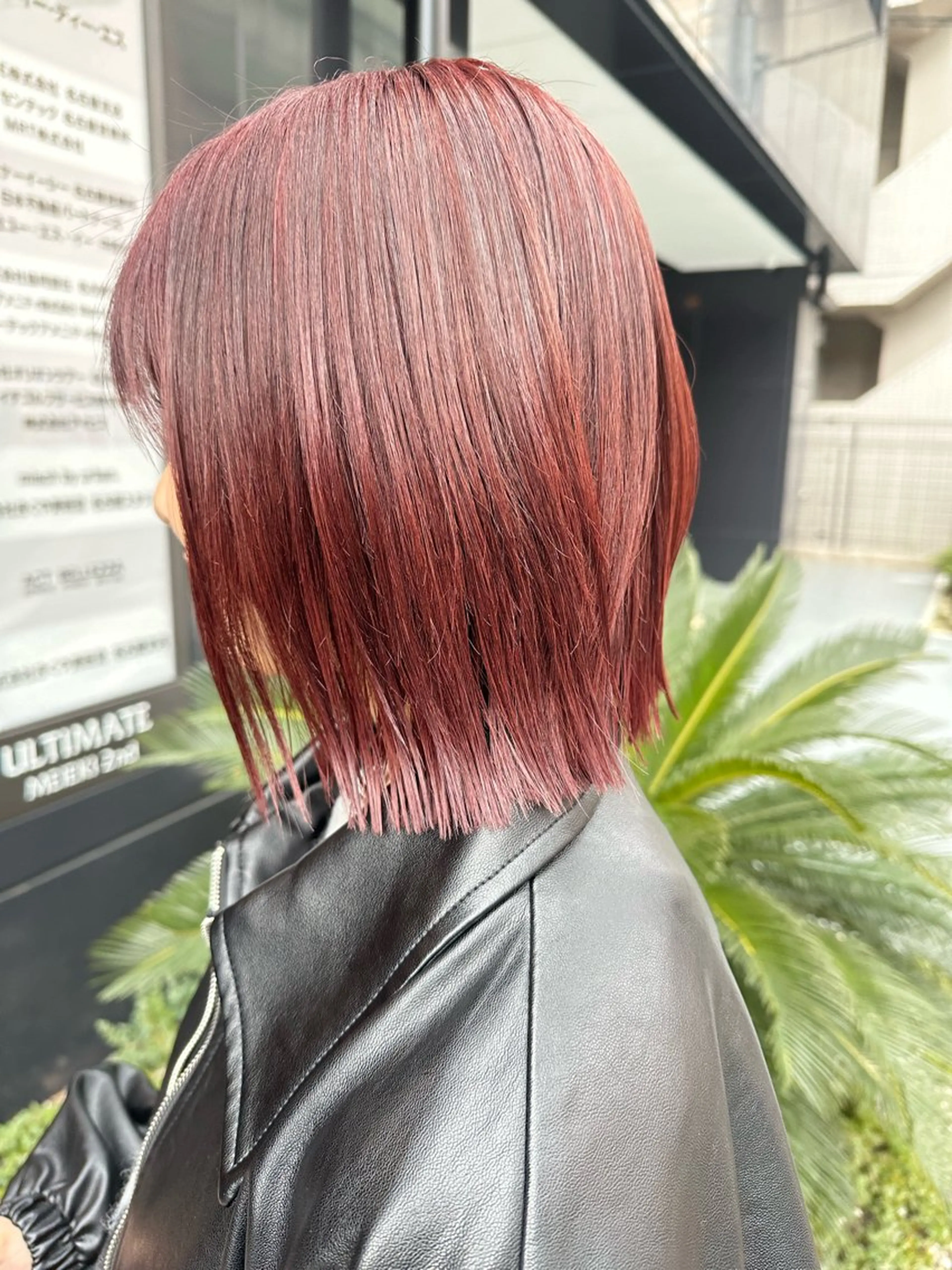 ミディアム カラー 切りっぱなしボブ ボブ 外ハネヘア 名古屋栄/ゆるふわ カラー/たいせい⭐️のヘアスタイル