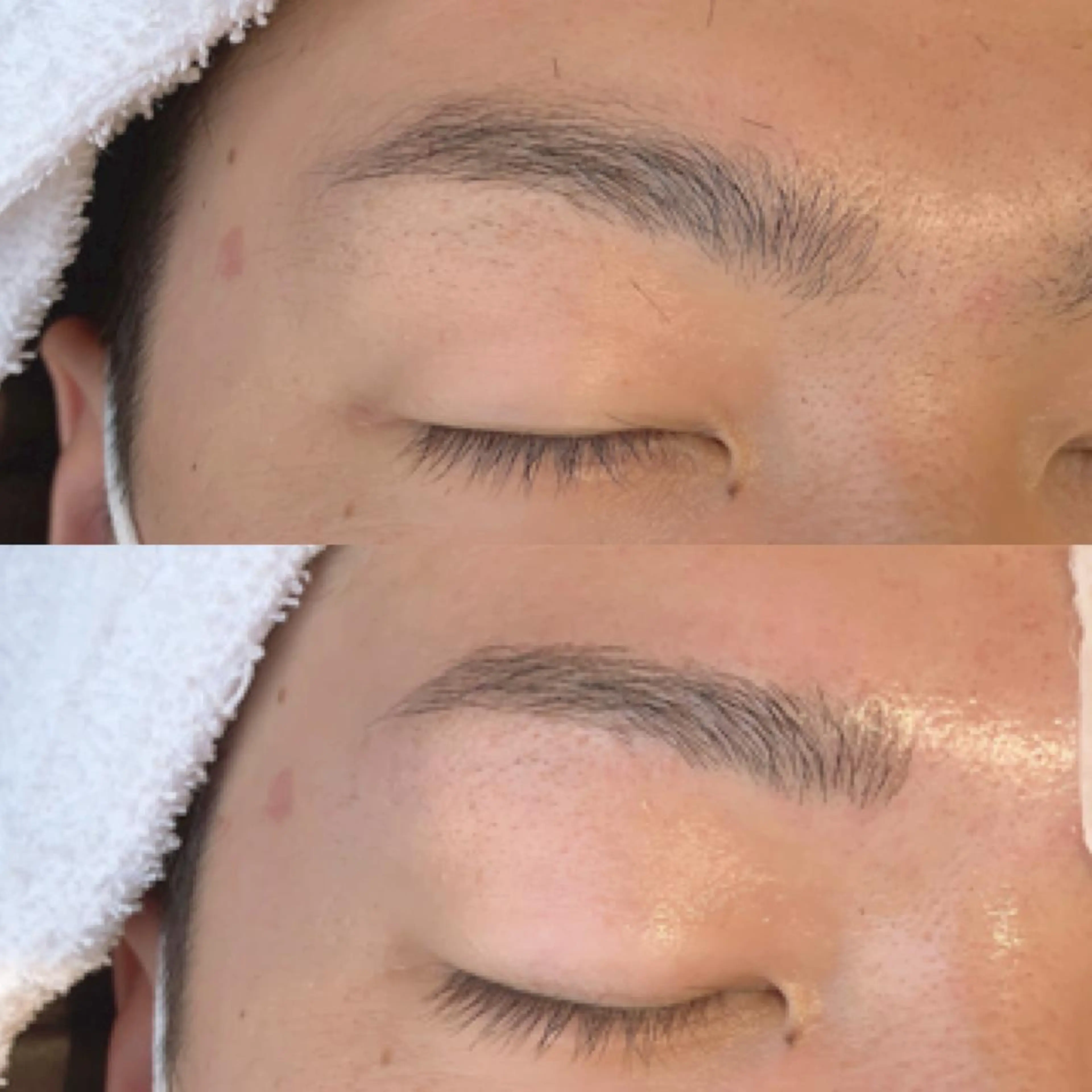 メンズ アイブロウ 眉毛ワックス脱毛 litva 鏡ほのかの眉毛・アイブロウイメージ