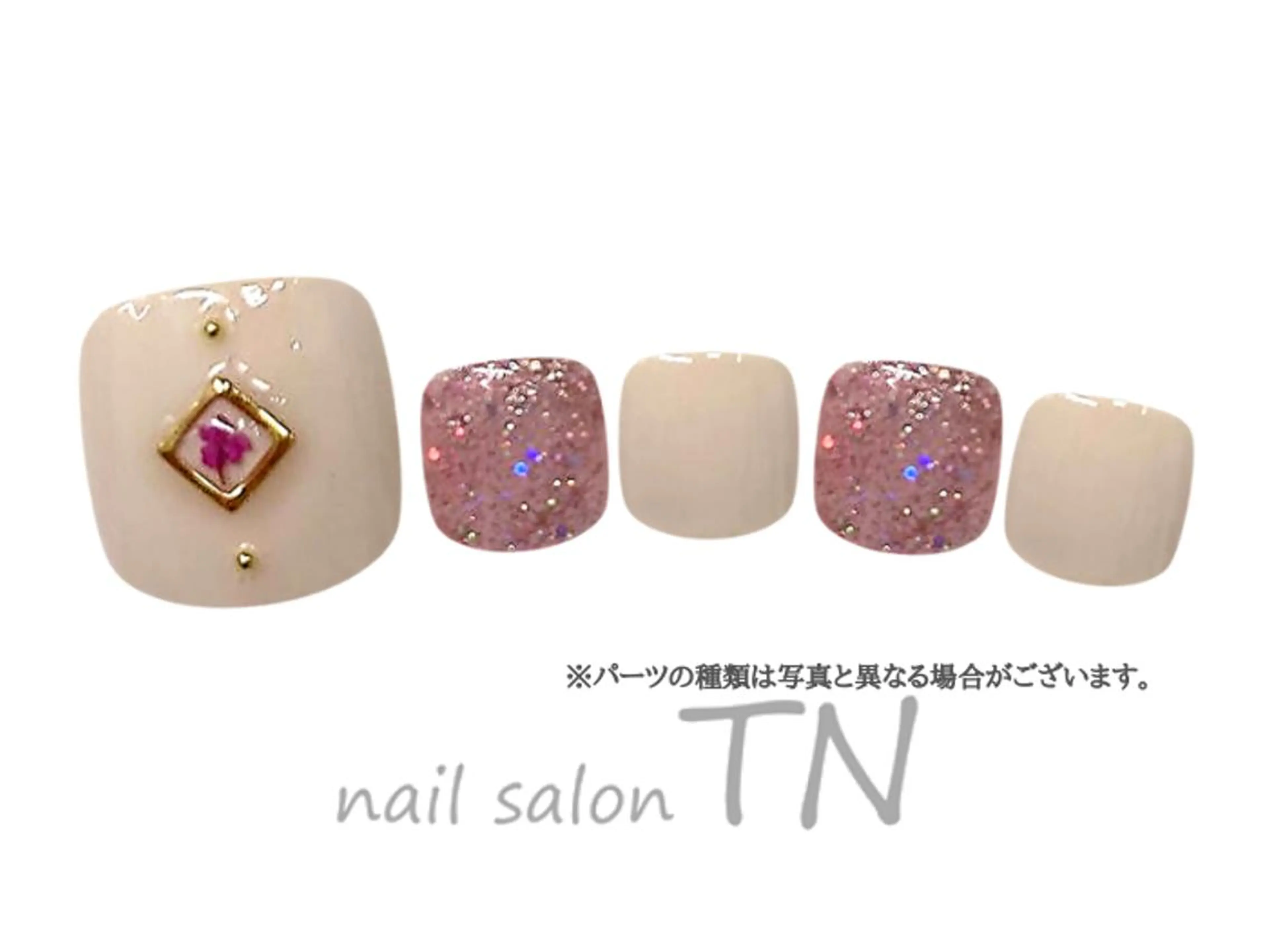 ネイル フットネイル 矢川 まどかのネイルデザイン