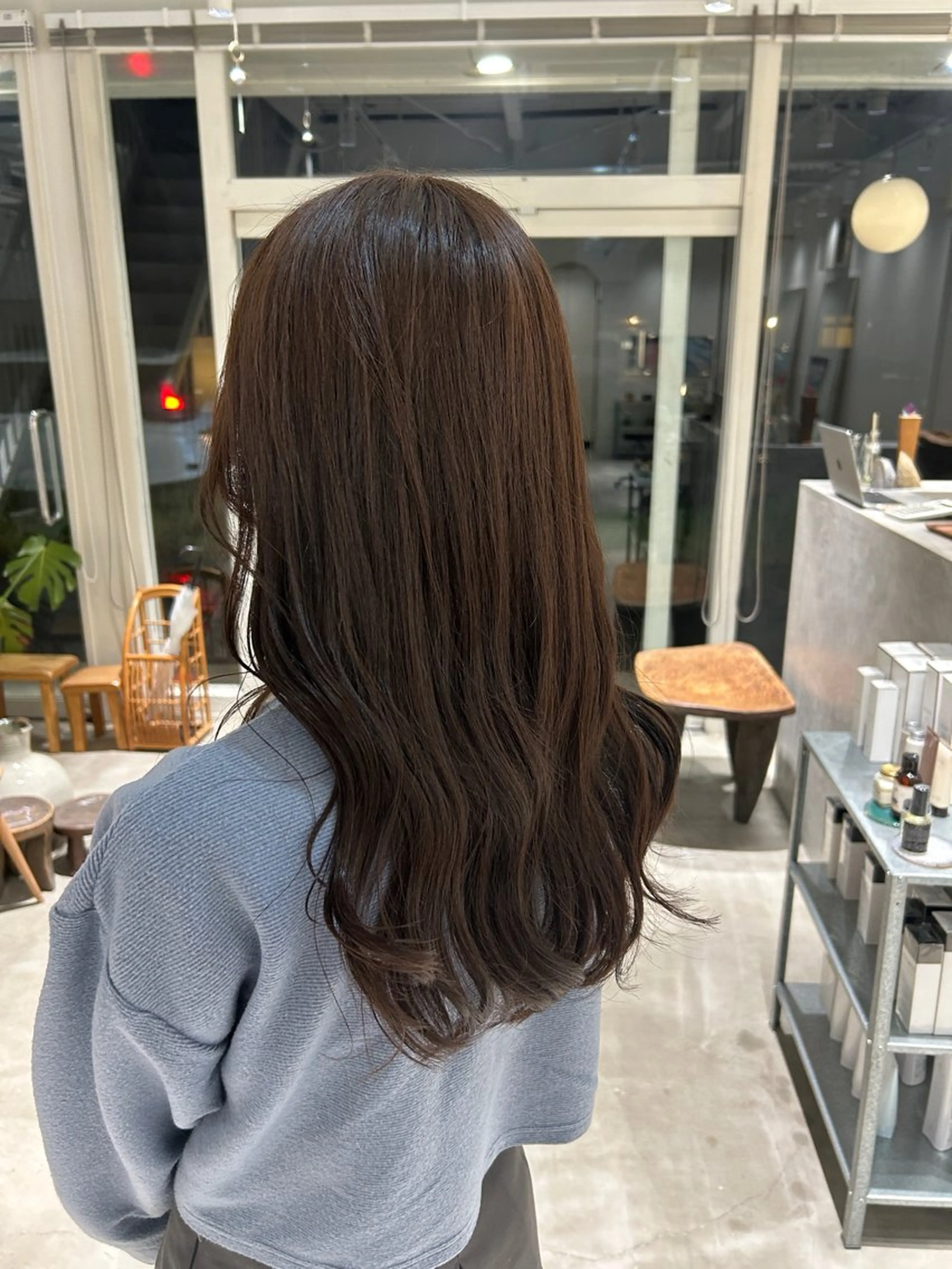 ロング カラー ヘアカラー 篠原 若奈のヘアスタイル