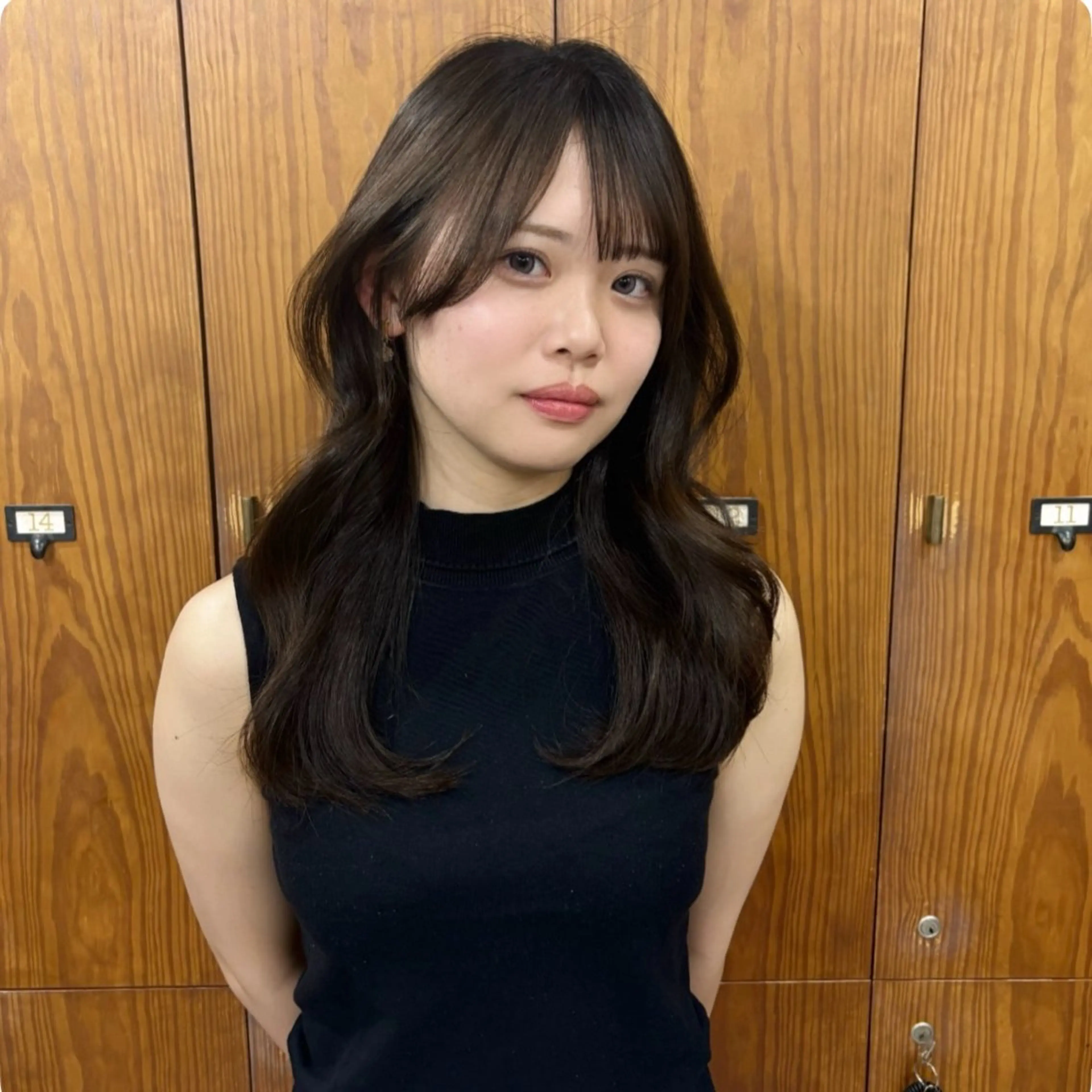 ロング 森 はるなのヘアスタイル