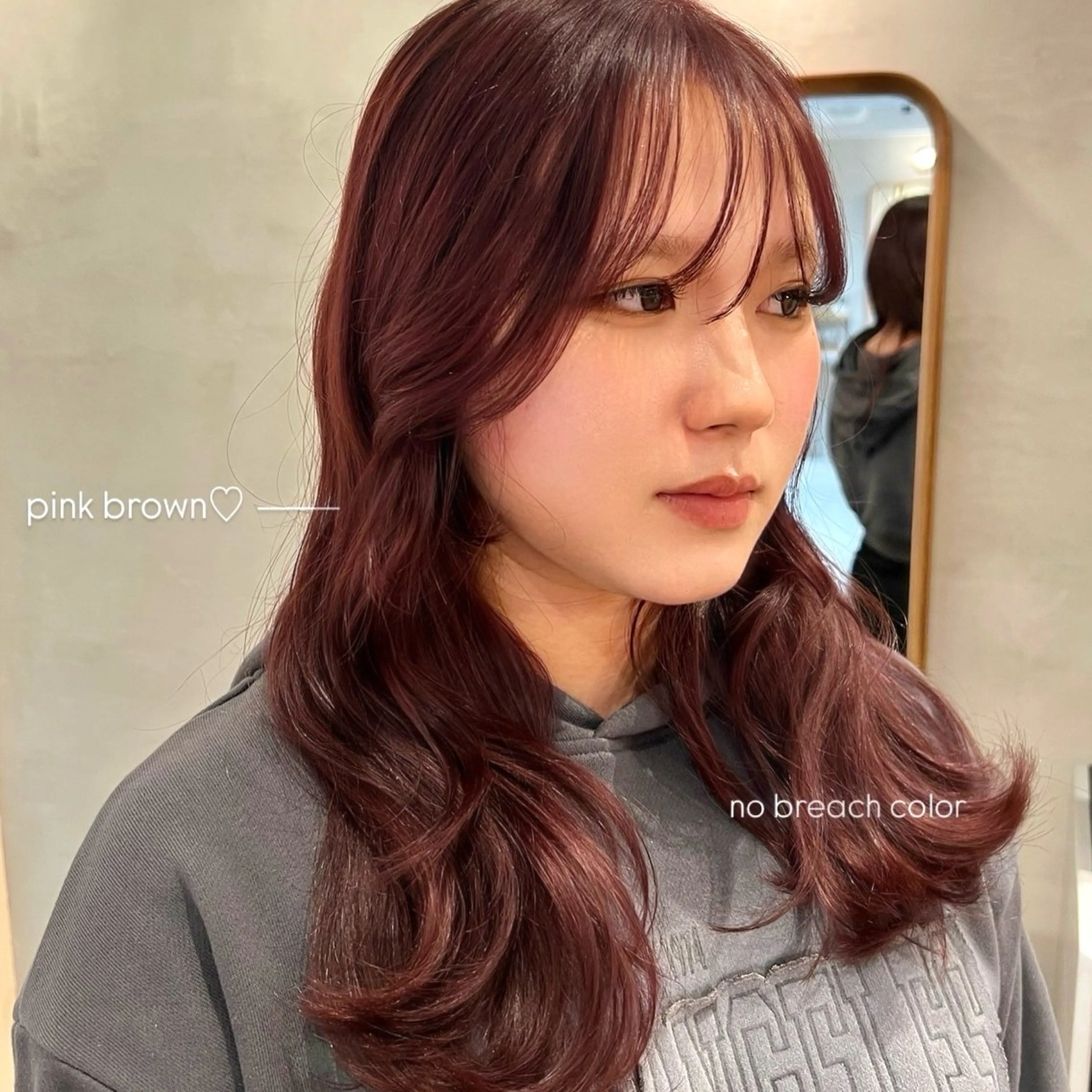 セミロング 暖色カラー/ベージュ 🩰ayano♡のヘアスタイル