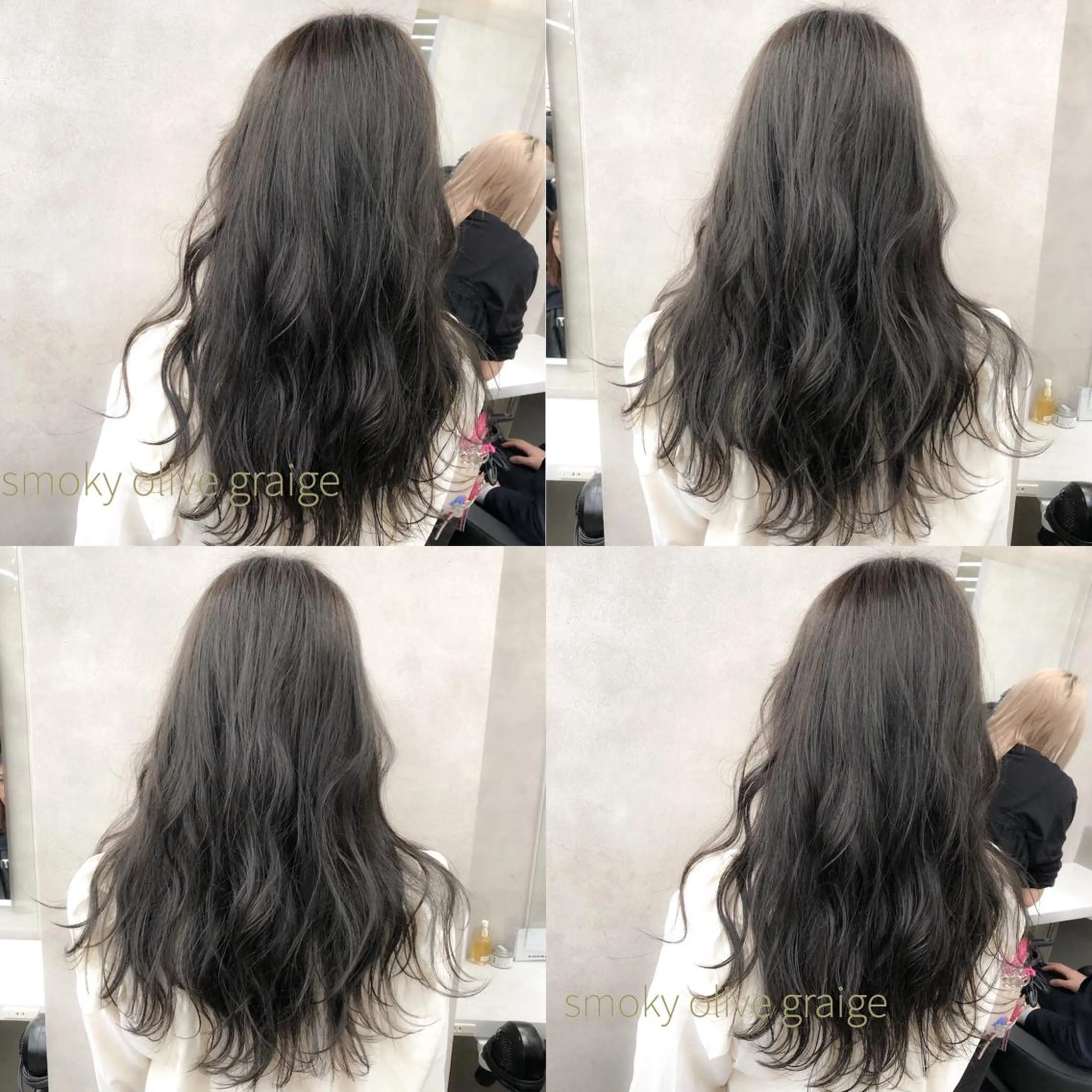 ロング ハイトーン×レイヤー カットTAKUMIのヘアスタイル