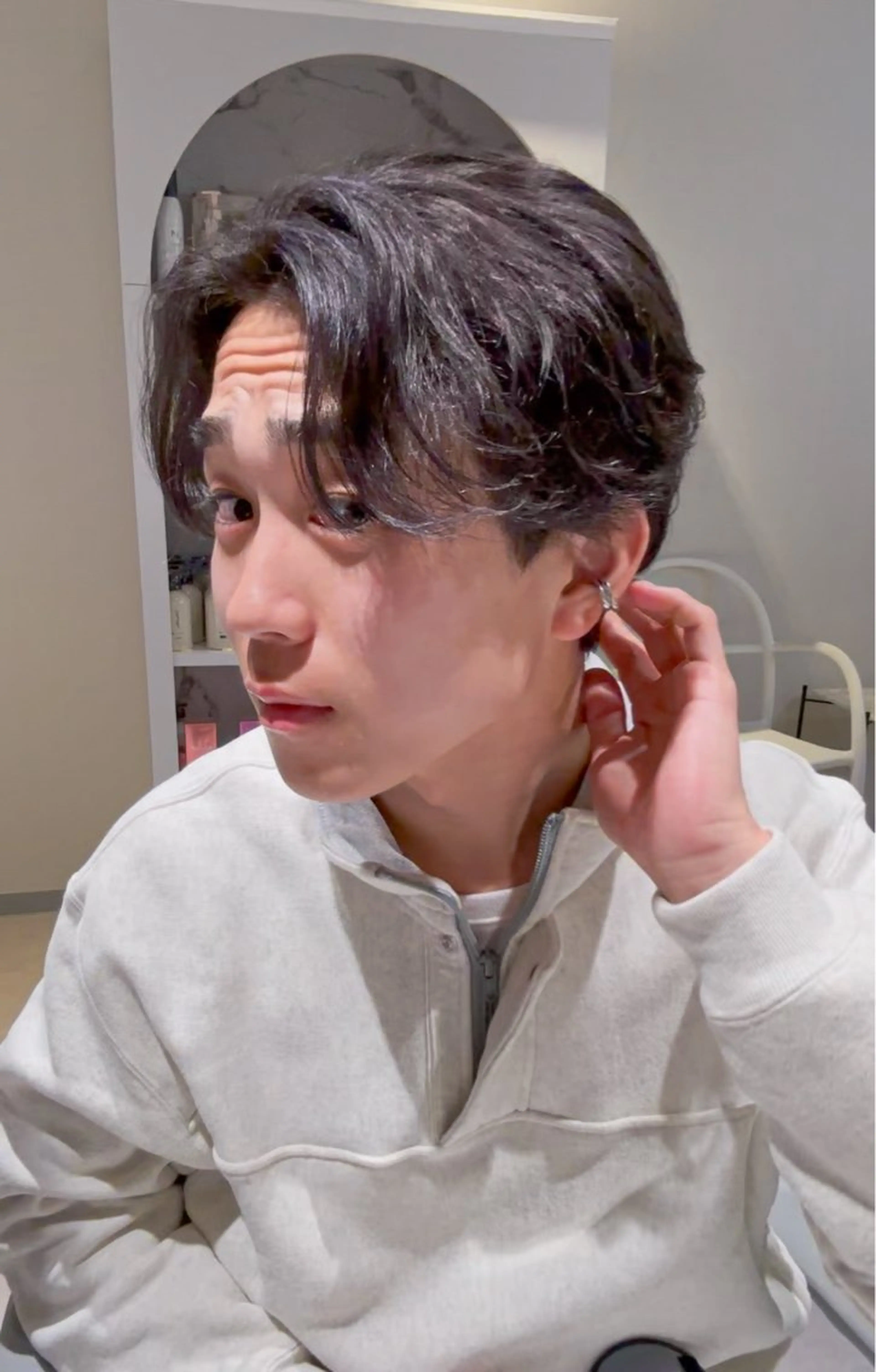 メンズ Kaho🌼/メンズ ニュアンスパーマのヘアスタイル