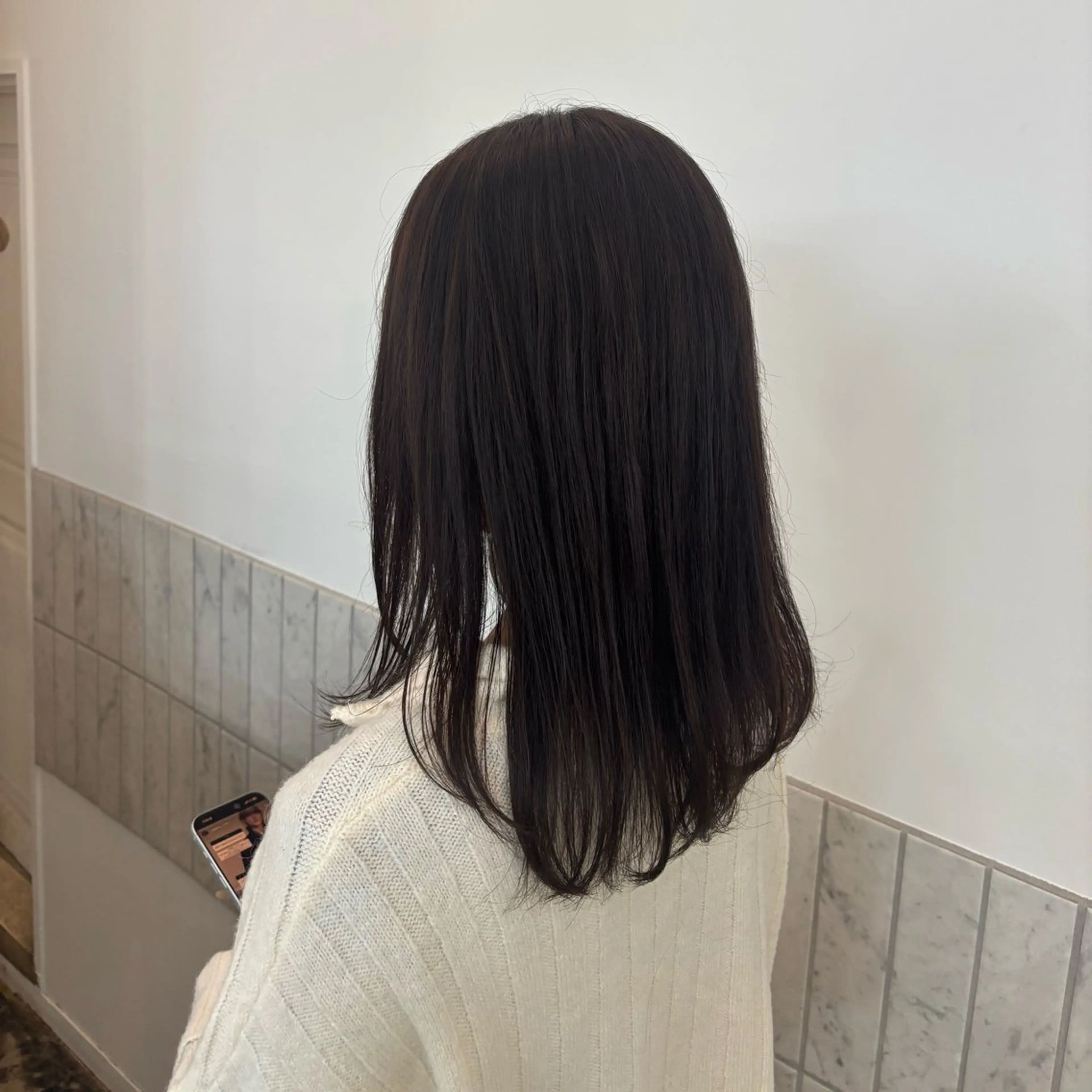 ミディアム カラー Terve. 梅沢 彩菜美のヘアスタイル