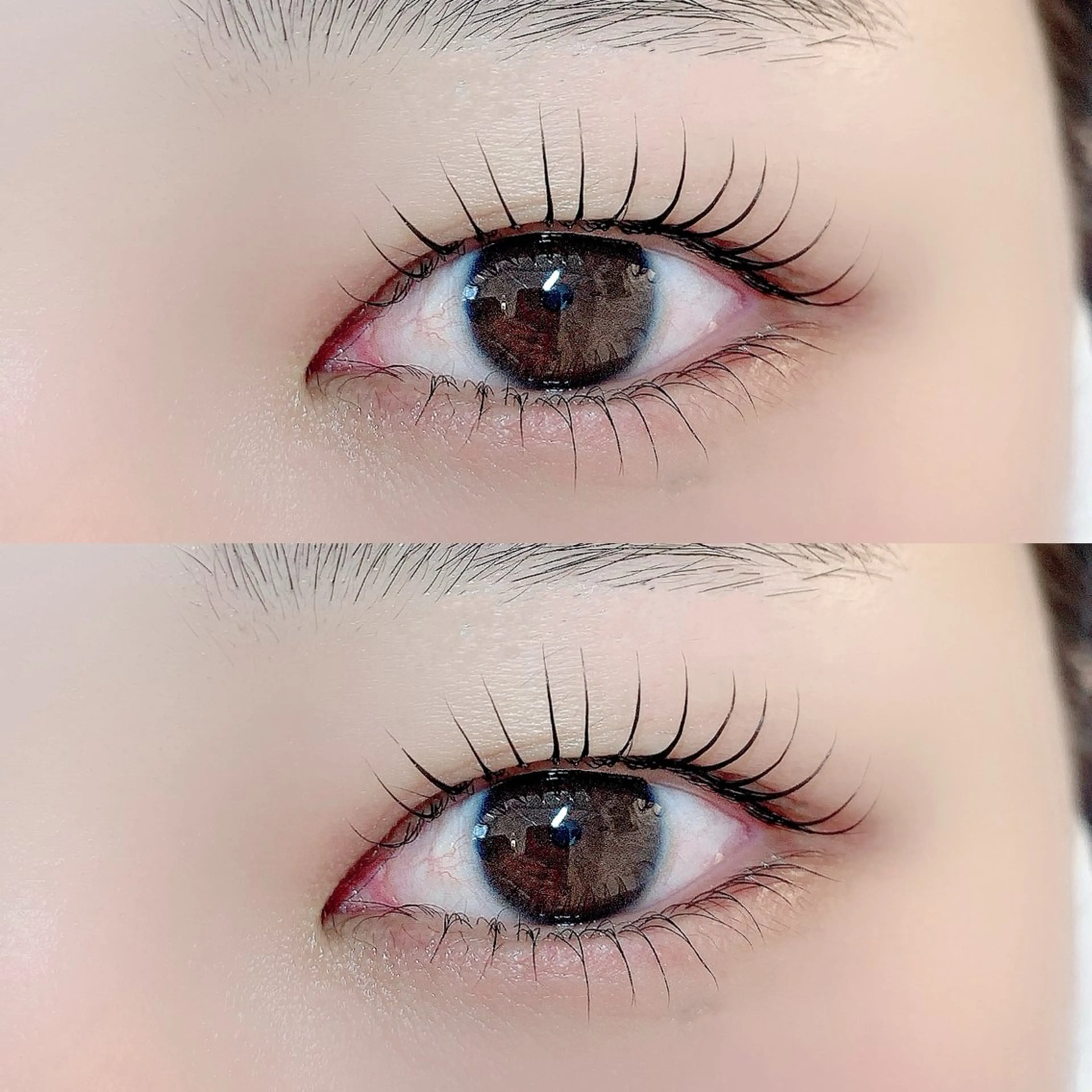 マツエク・マツパ 一重×まつ毛パーマ total beauty salon felic'ita所属・LED/パリエク/ 上下/束感まつげのマツエク・マツパデザイン