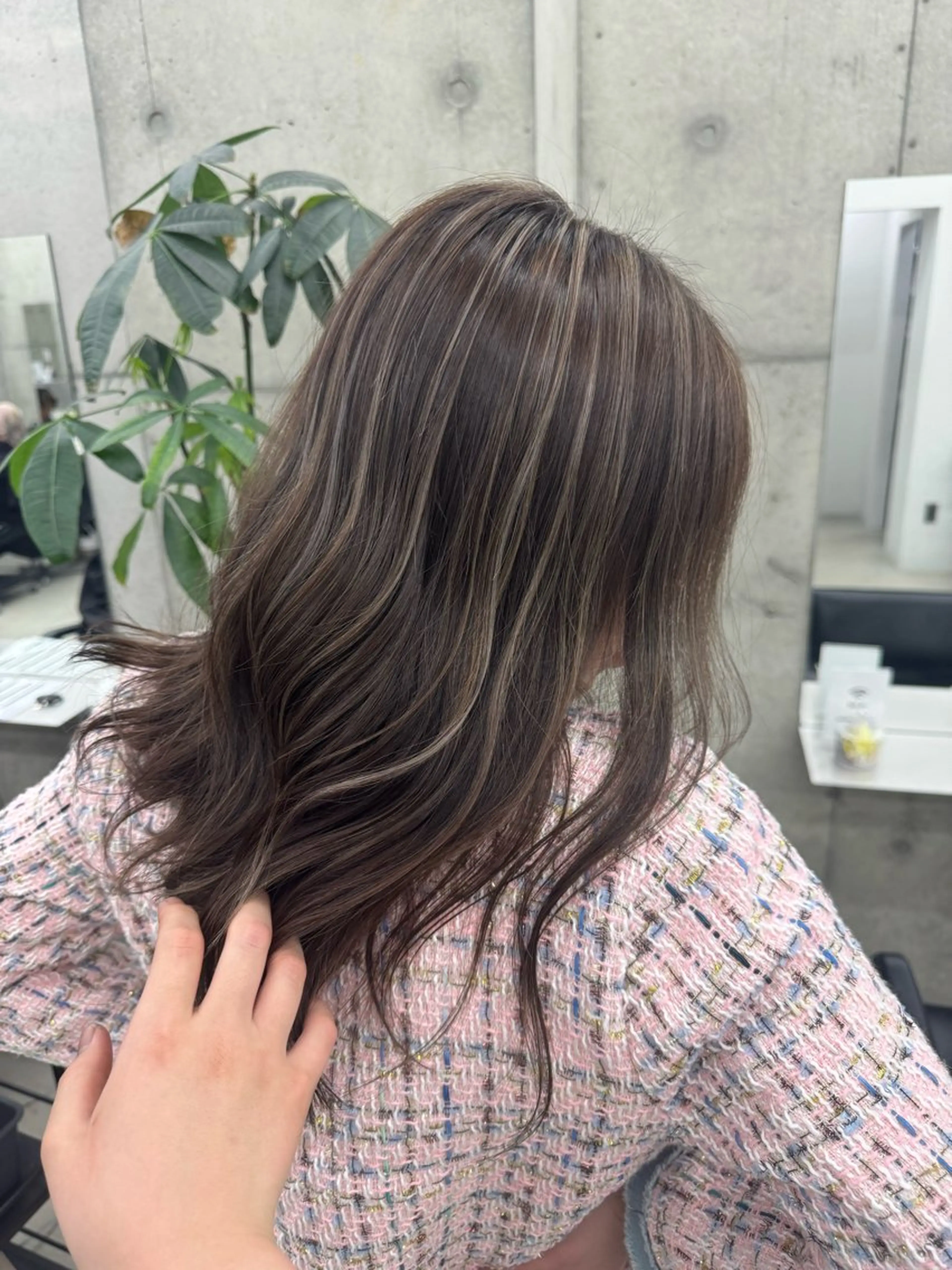 カラー ヘアカラー Asami／名古屋／ ハイトーン／デザインのヘアスタイル