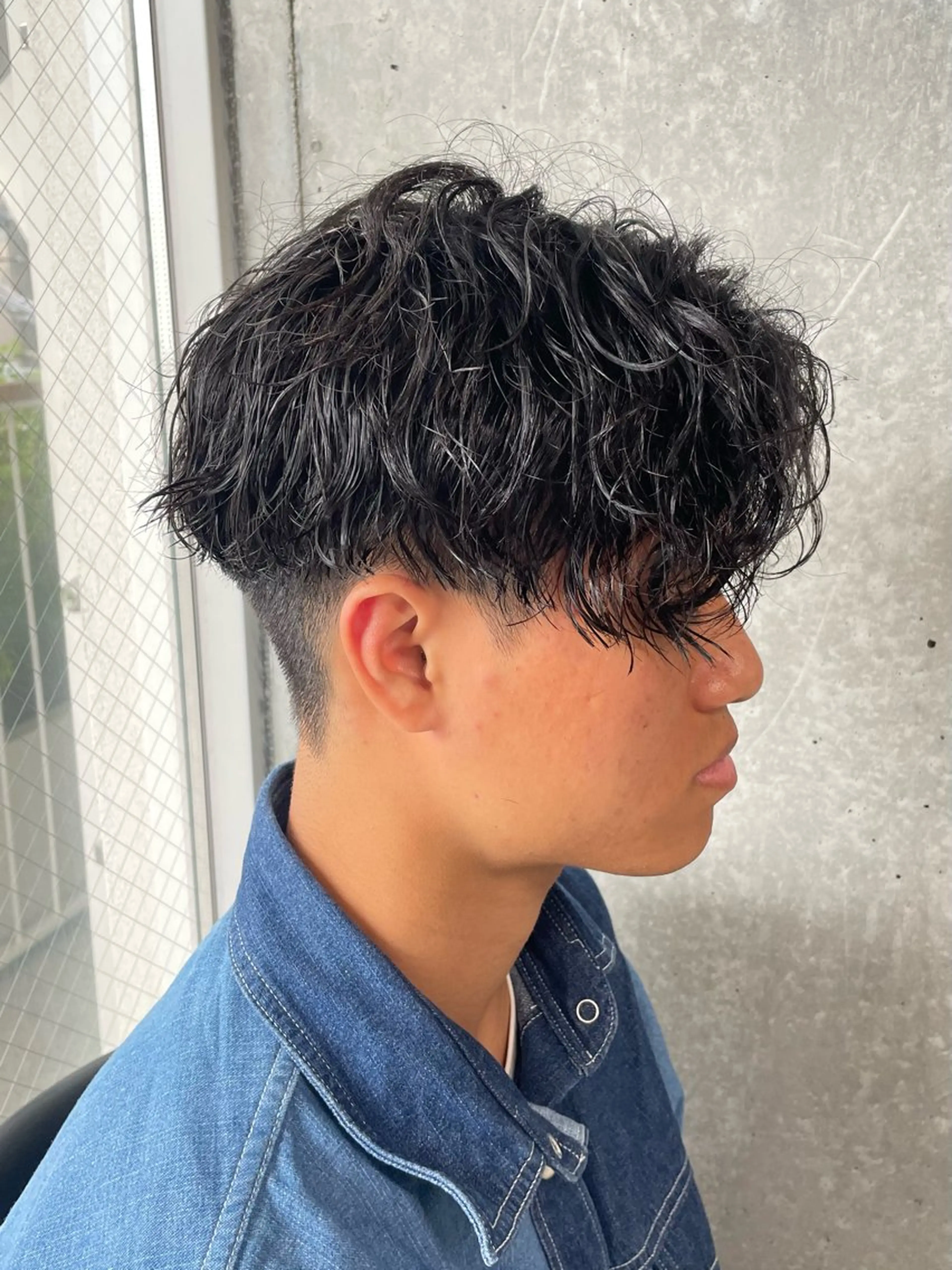 パーマ メンズ カット パーマ トリートメント ヘッドスパ ヘアセット メンズモテパーマ💙 fuwaのヘアスタイル