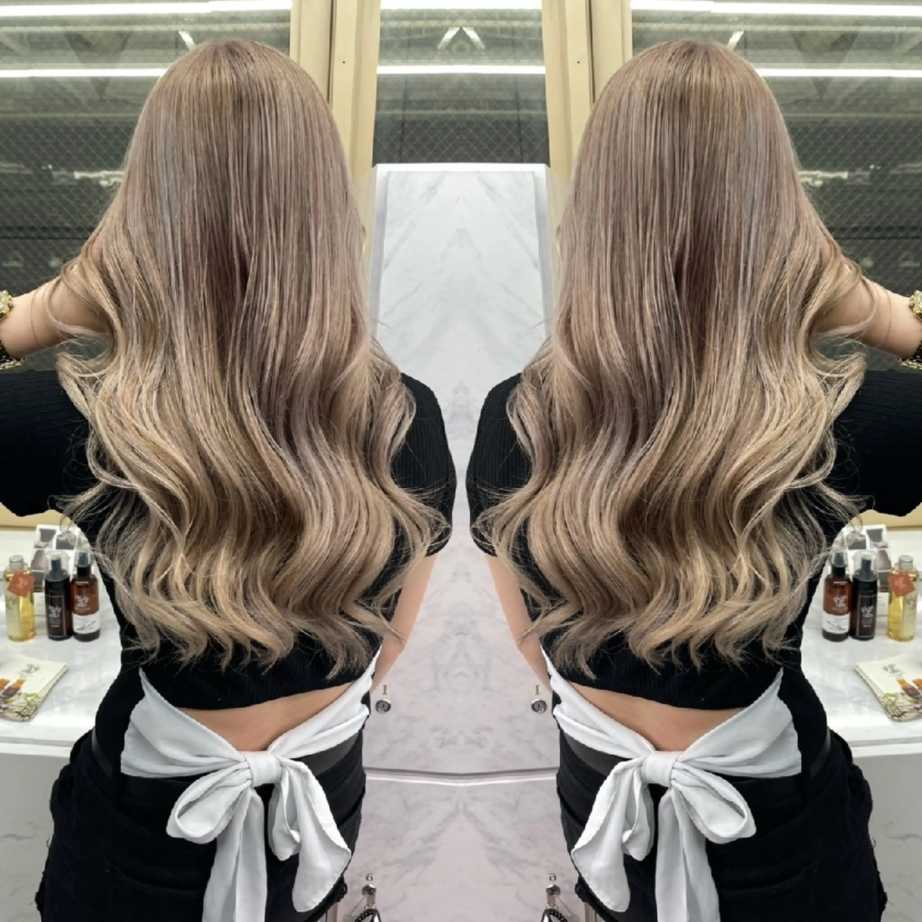 ロング カラー ✨弱酸性縮毛矯正✨ ✨髪質改善✨hiroのヘアスタイル