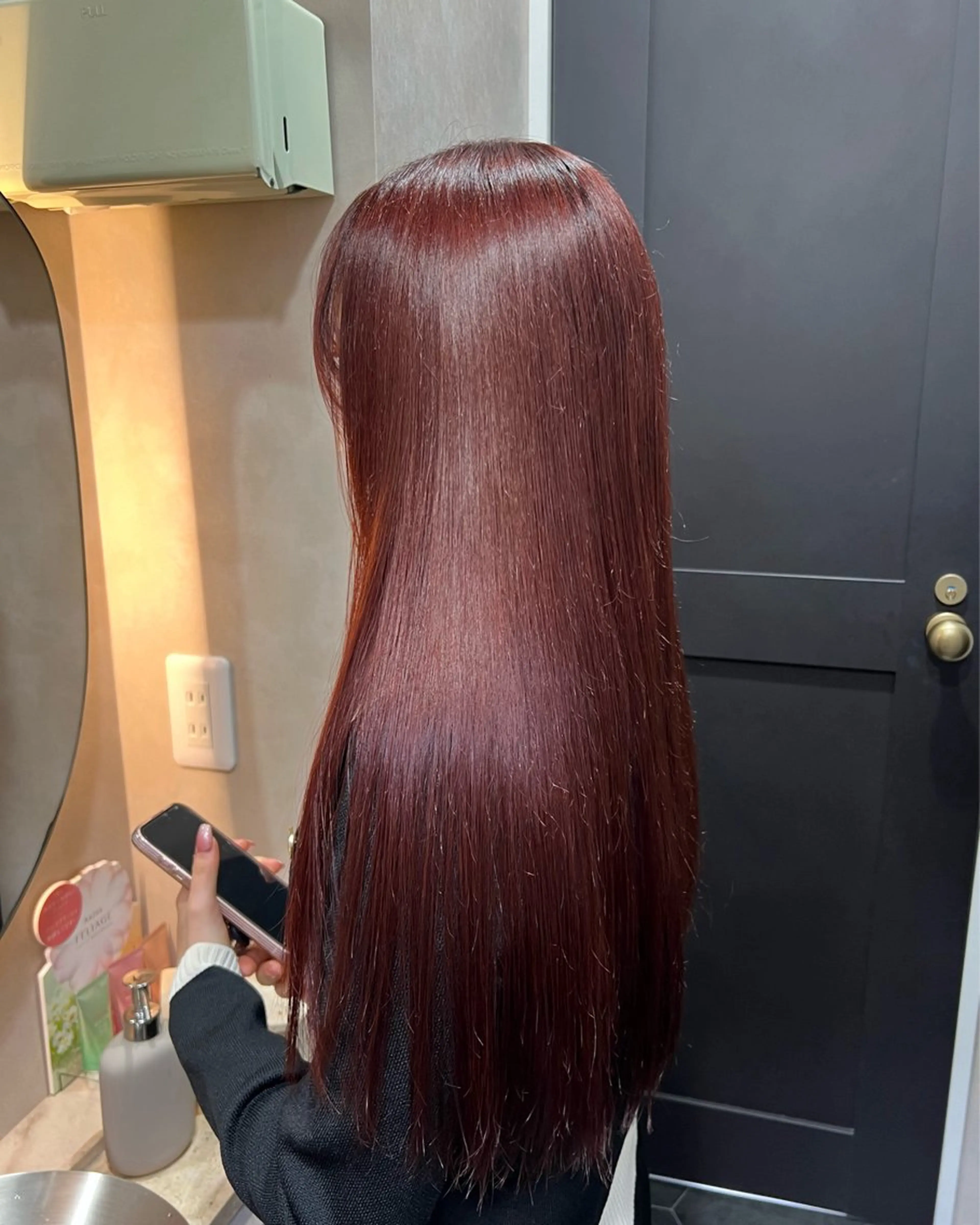 ロング カラー 🥑🫧田實 紗和 ボブ/暖色カラー🩰のヘアスタイル