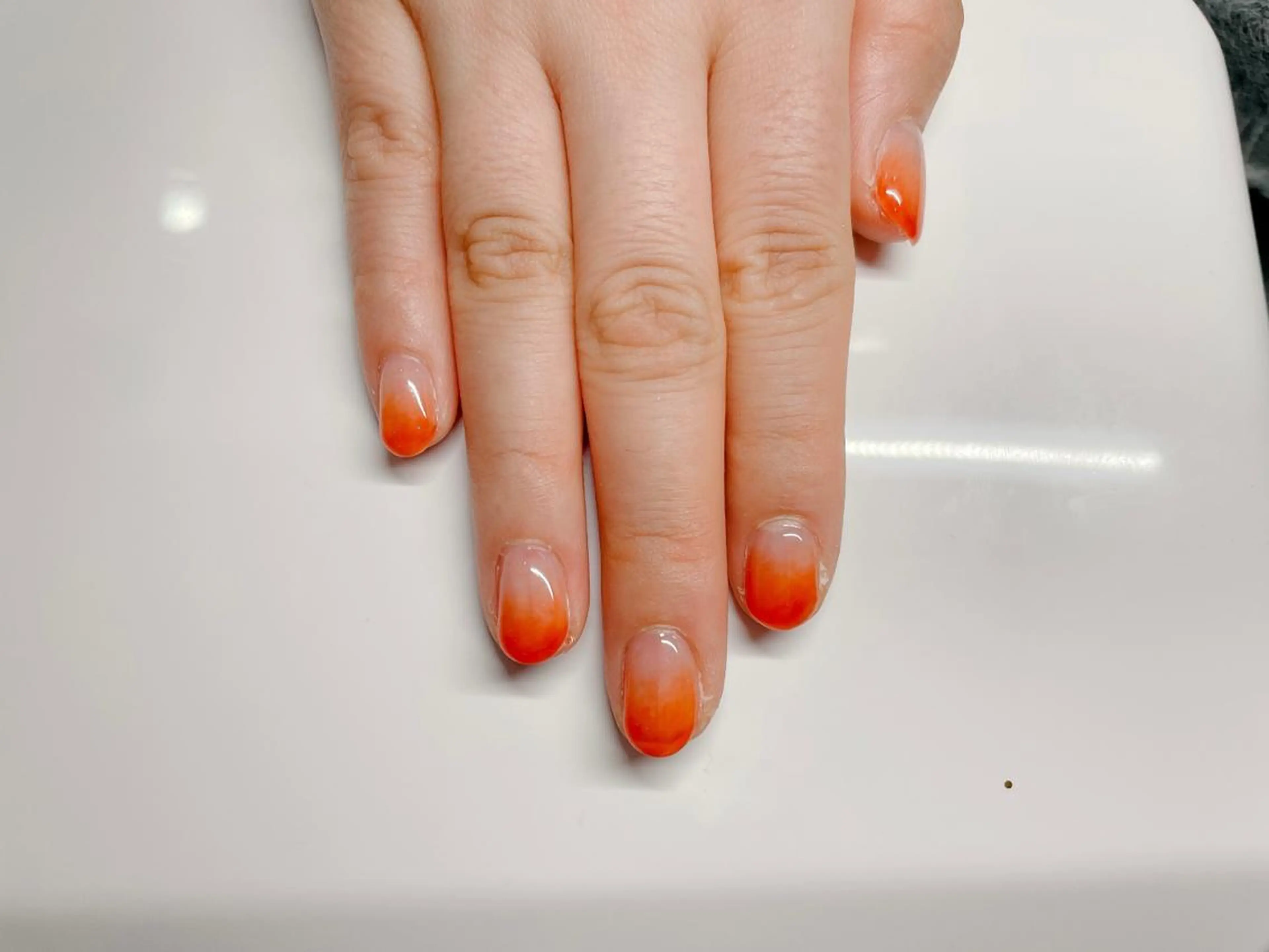 ネイル グラデーション franfika 川又のマツエク・マツパデザイン