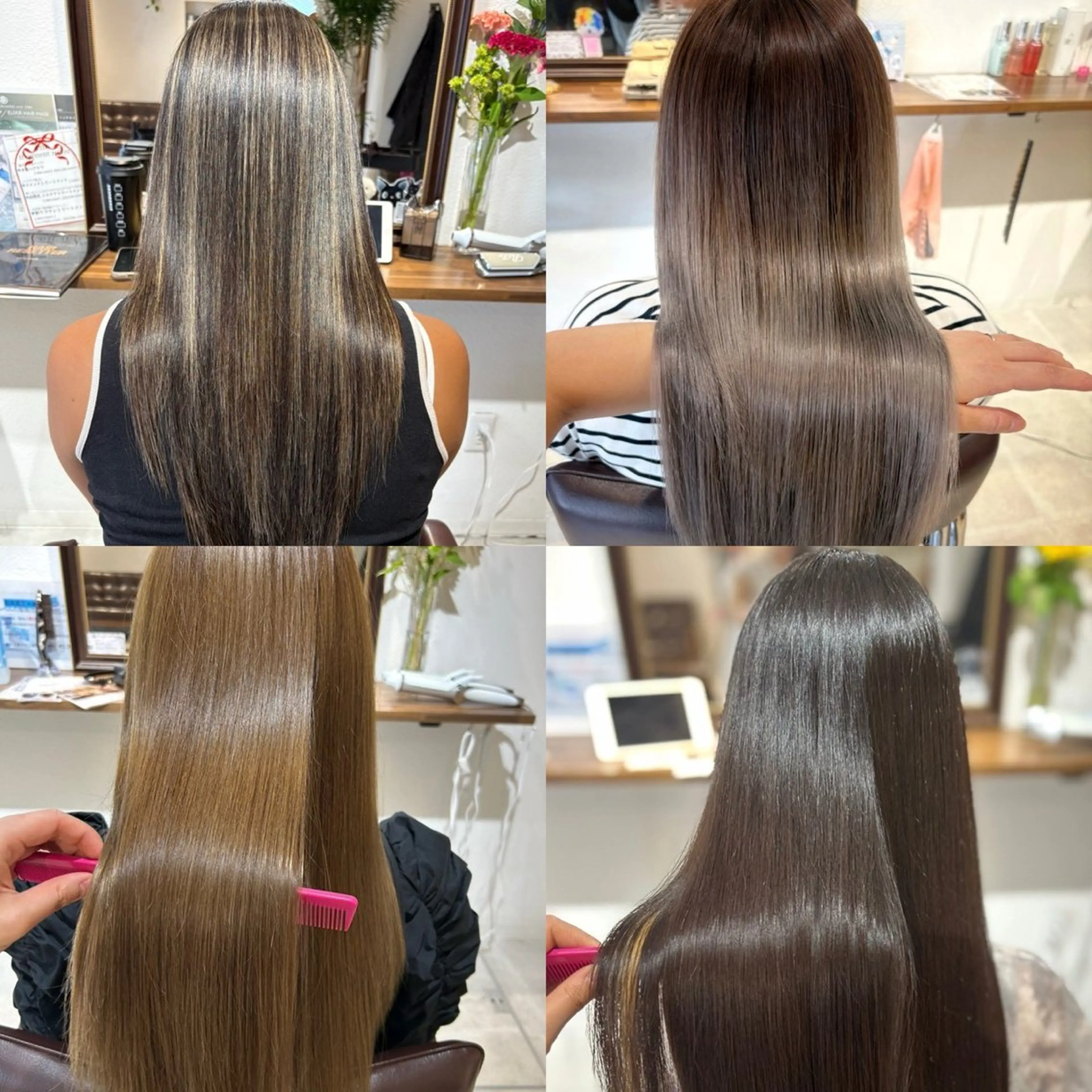 ミディアム カラー 髪質改善 トリートメント カット ヘアカラー トリートメント enn所属・野村 裕貴子のヘアスタイル