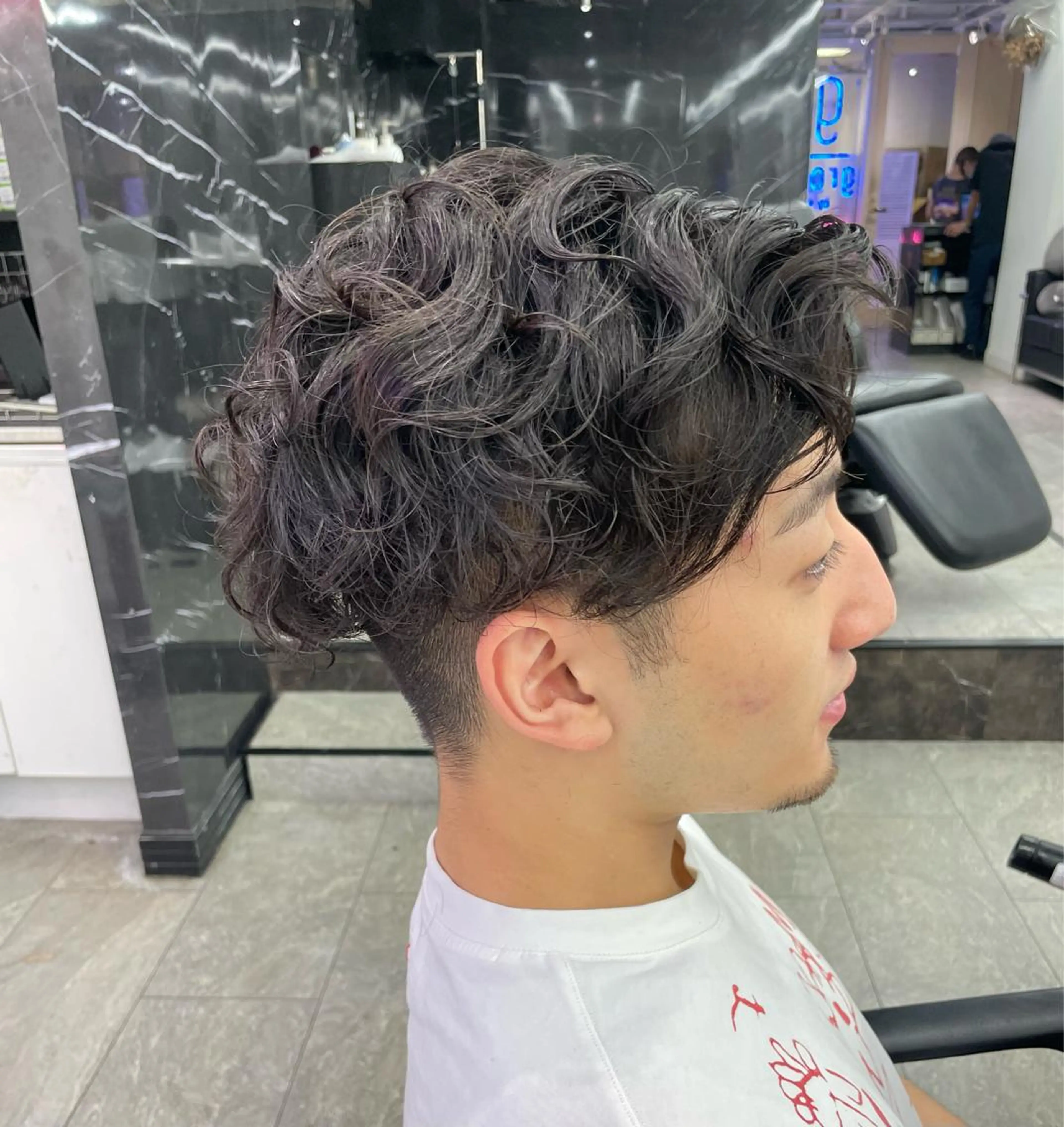 パーマ メンズ メンズパーマ 🦋プルエクステ ARISA🦋のヘアスタイル