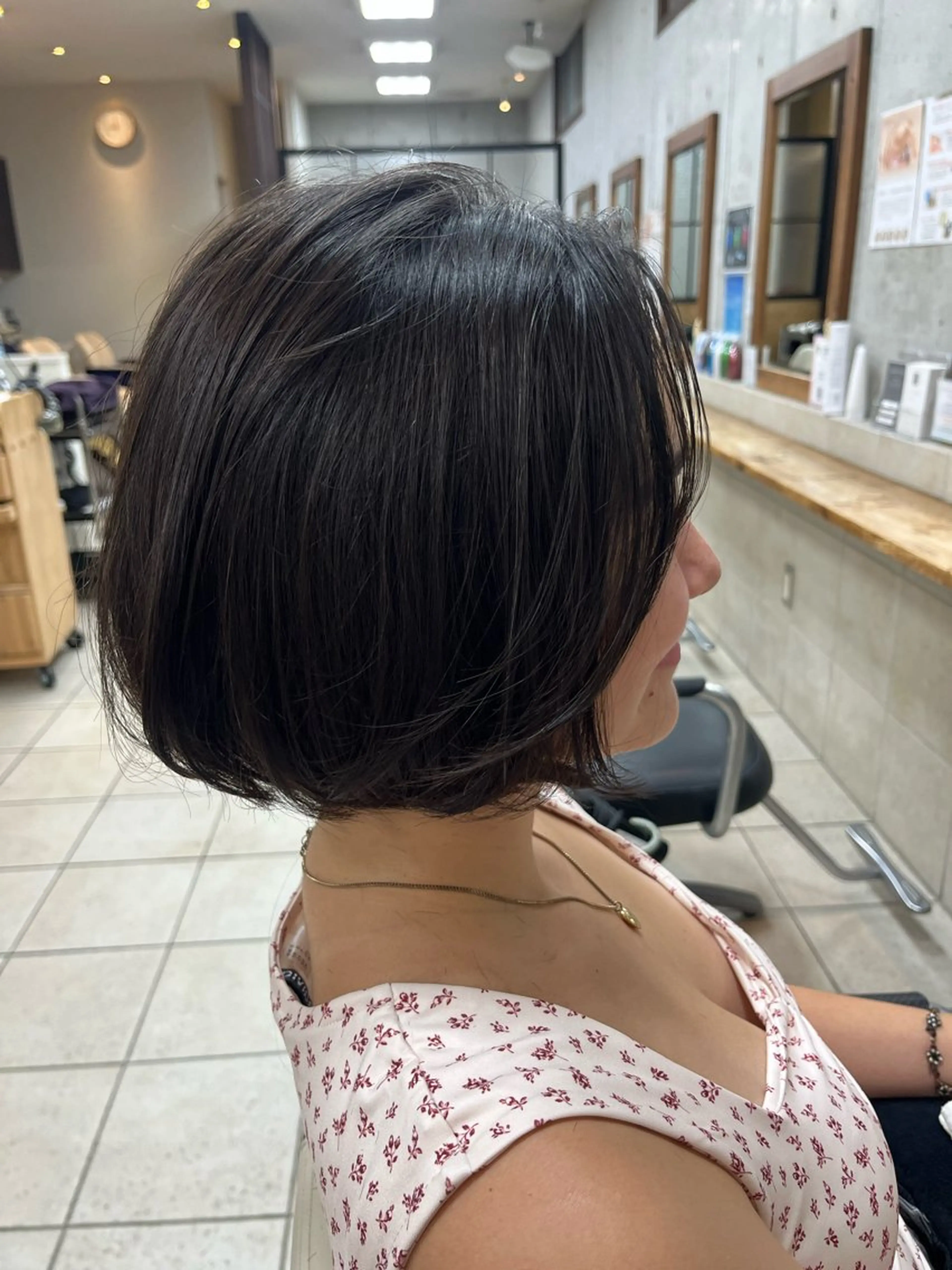 ミディアム カット たなか なおのヘアスタイル