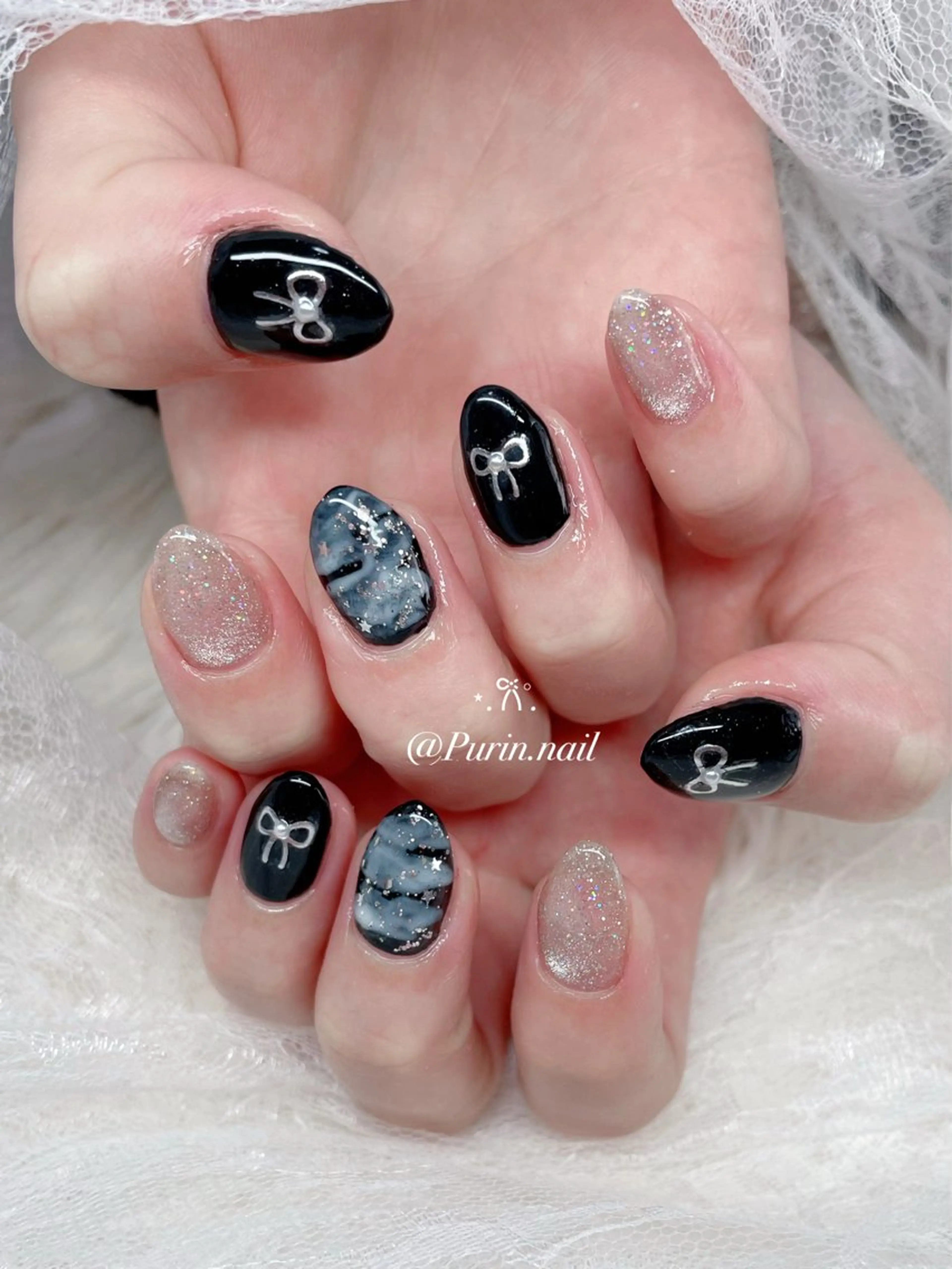 ネイル ハンドネイル Nails by Purin🍮のネイルデザイン