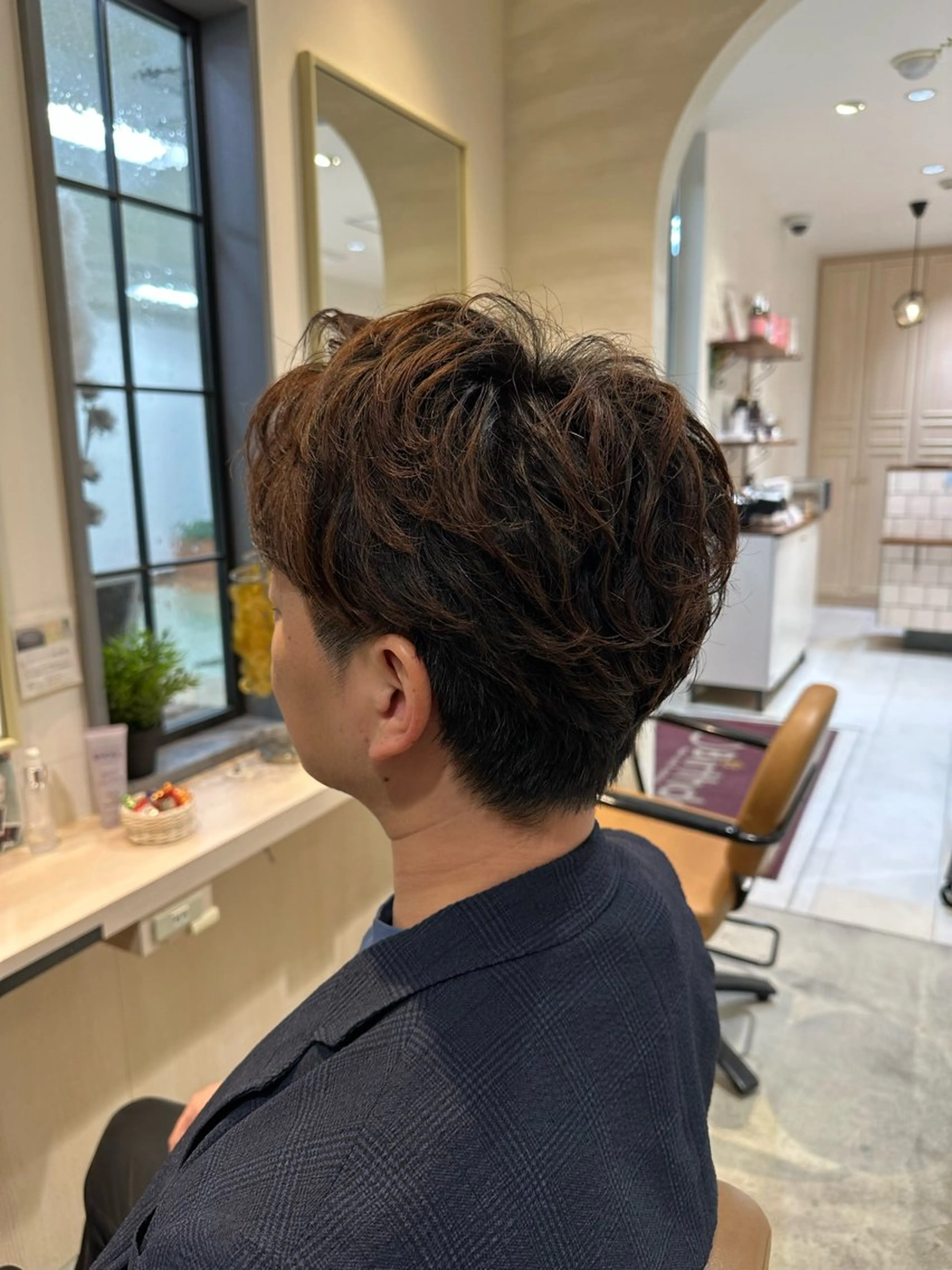 パーマ メンズ パーマ 林部 りおのヘアスタイル