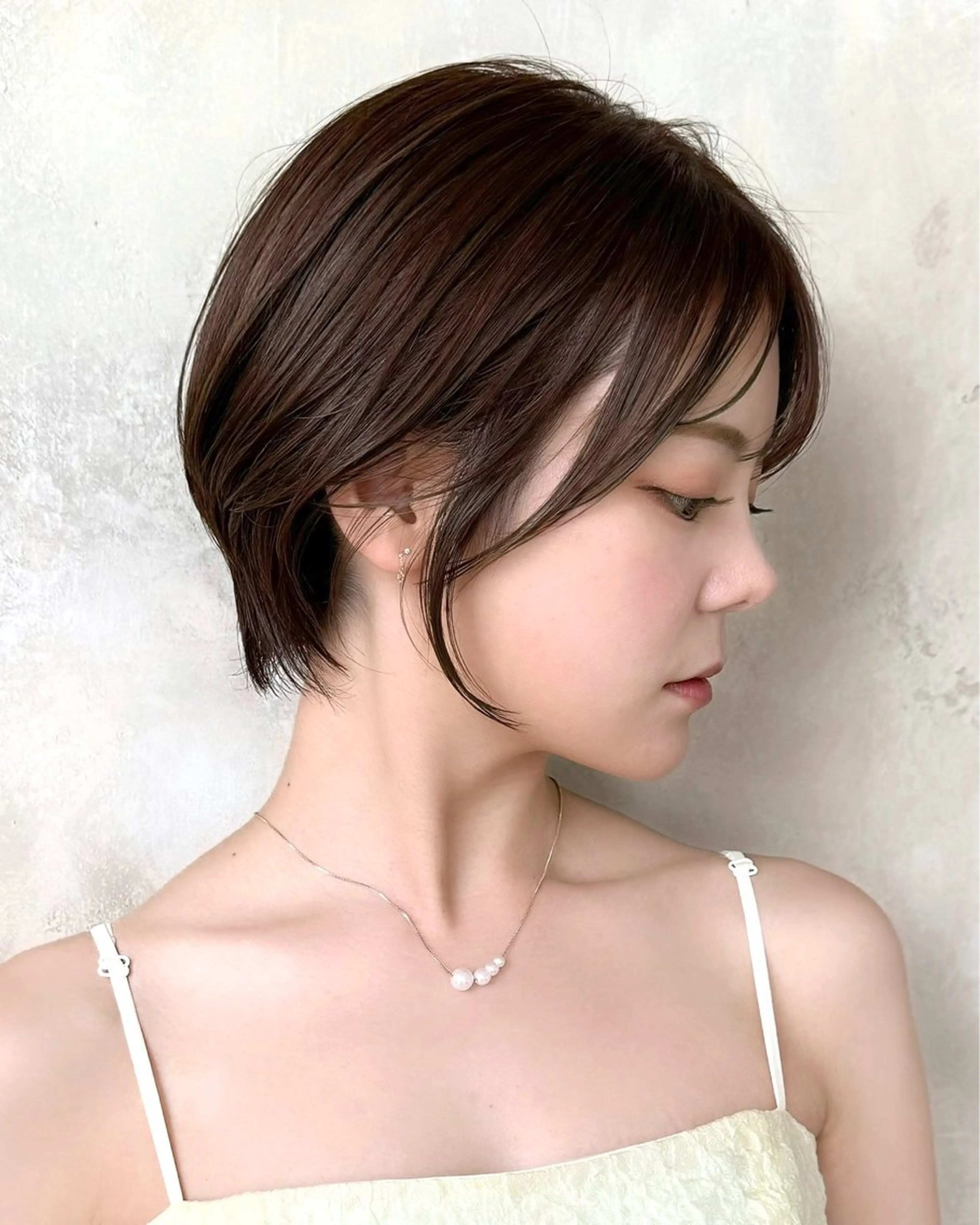 ショート カラー カット ヘアカラー トリートメント 💍新宿ショート 💍岩田莉奈のヘアスタイル