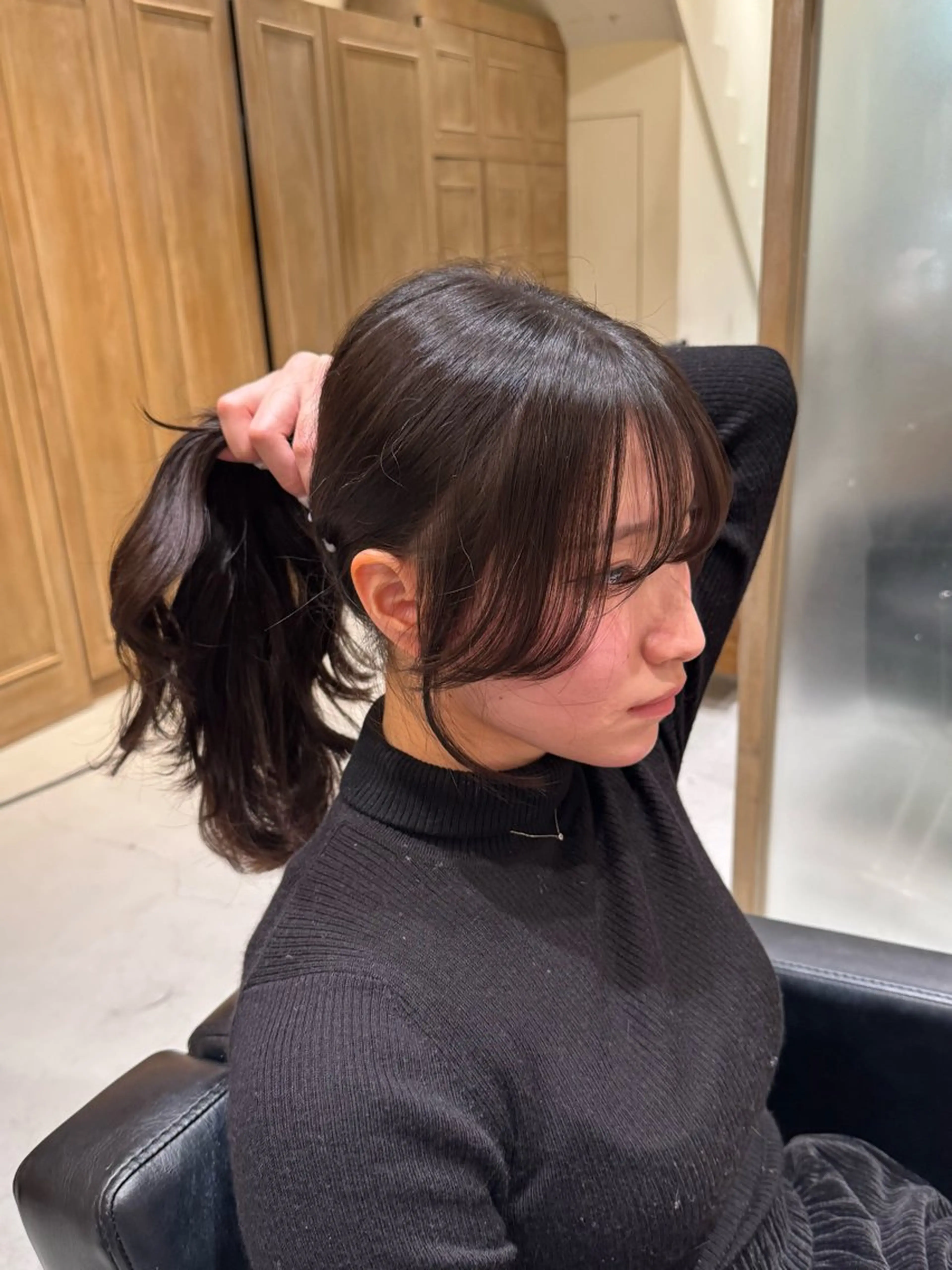 【大人気✨】顔周りカット＋髪質改善トリートメント🦋🫧/¥9020→¥5500‼️の写真