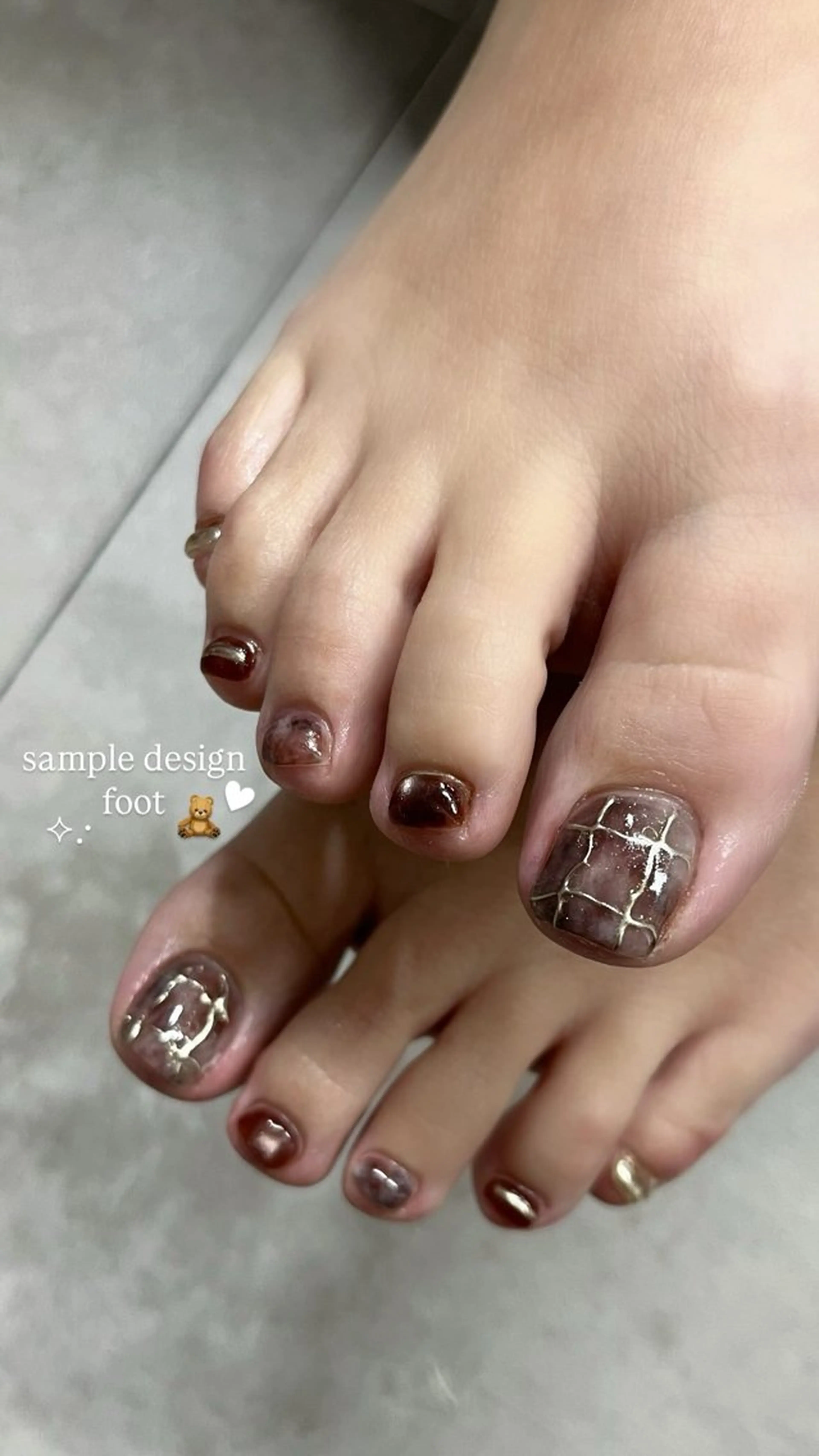 ネイル フットネイル Lumos  nails&eyelashes 北堀江所属・Lumos/ 🎀MAI🎀のネイルデザイン