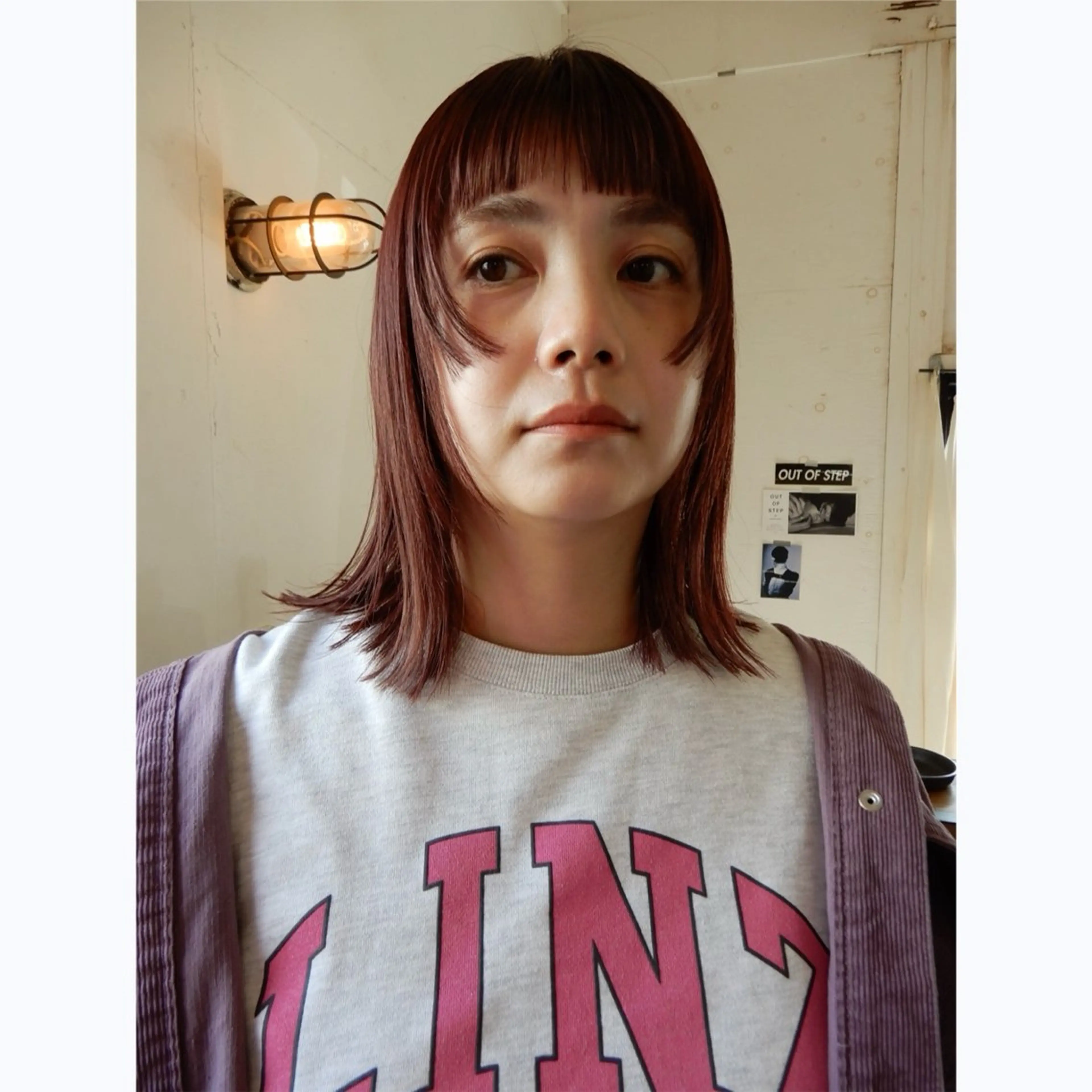 ミディアム カラー カット ヘアカラー デザインカット🎨 ボブ🫟おざきのヘアスタイル