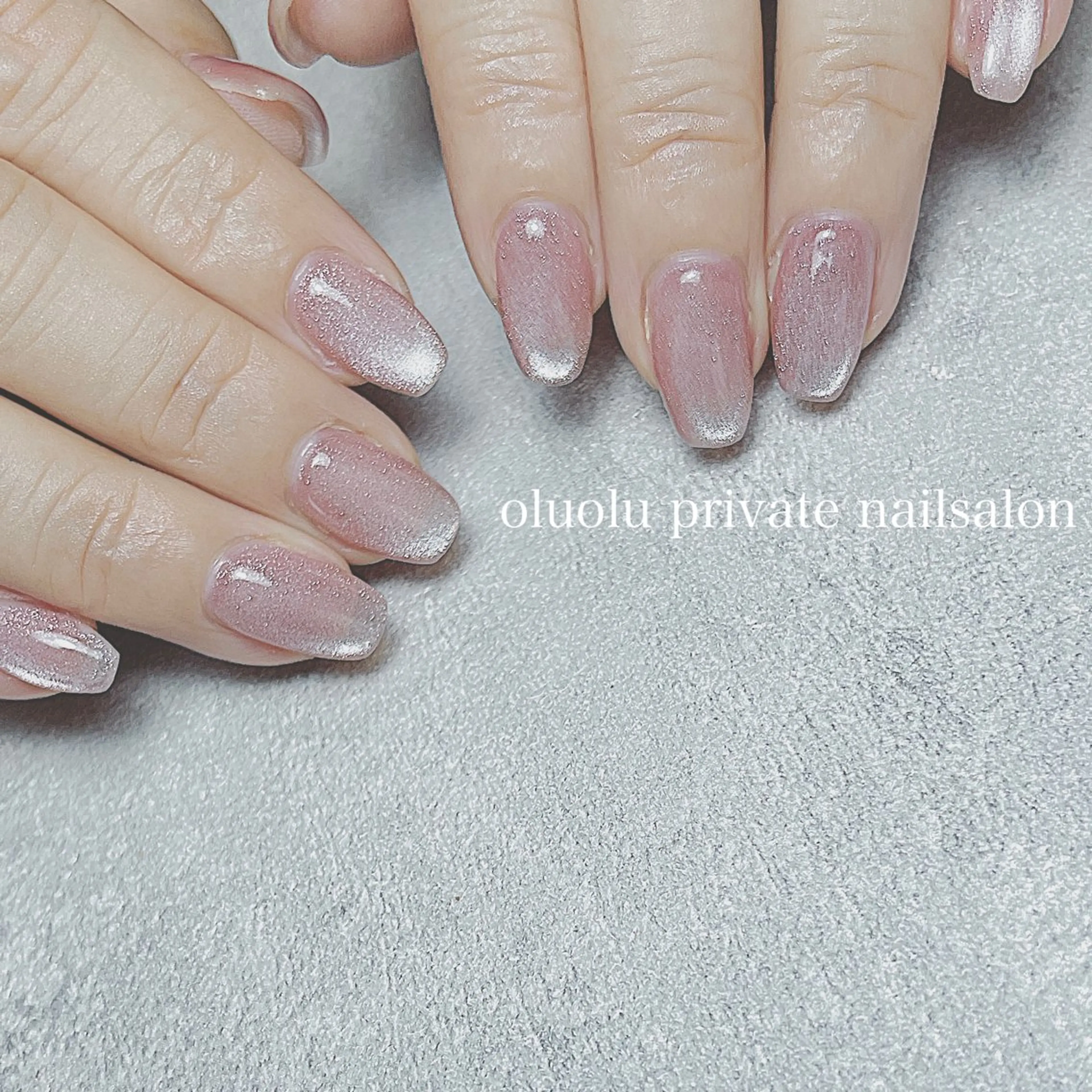 ネイル アートネイル フットネイル マグネットネイル ニュアンスネイル 大村 紬華のネイルデザイン