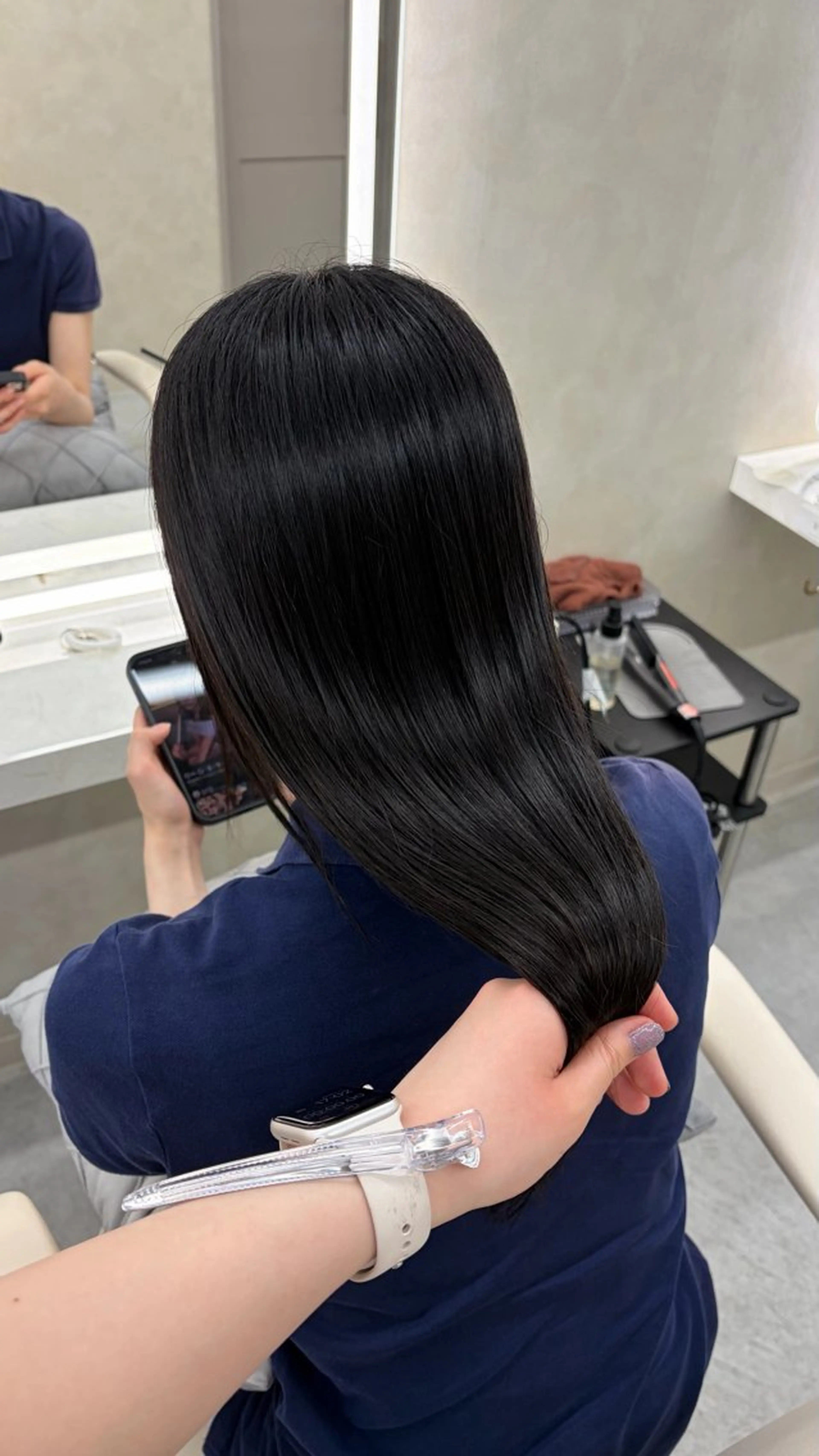 ロング トリートメント 北川 葵のヘアスタイル
