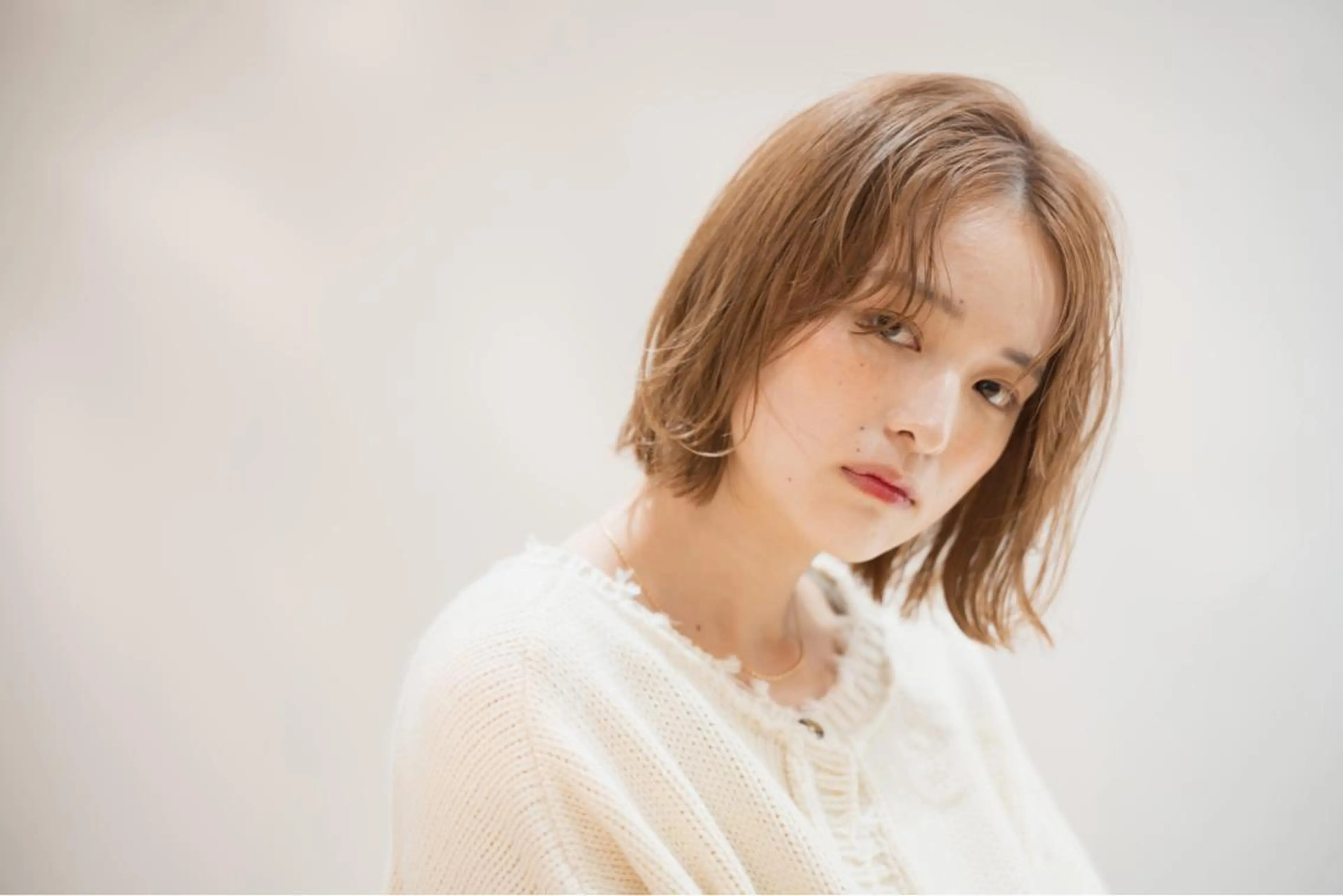 ショート カラー カット ヘアカラー トリートメント ぱつっとボブ/ 小野あかねのヘアスタイル