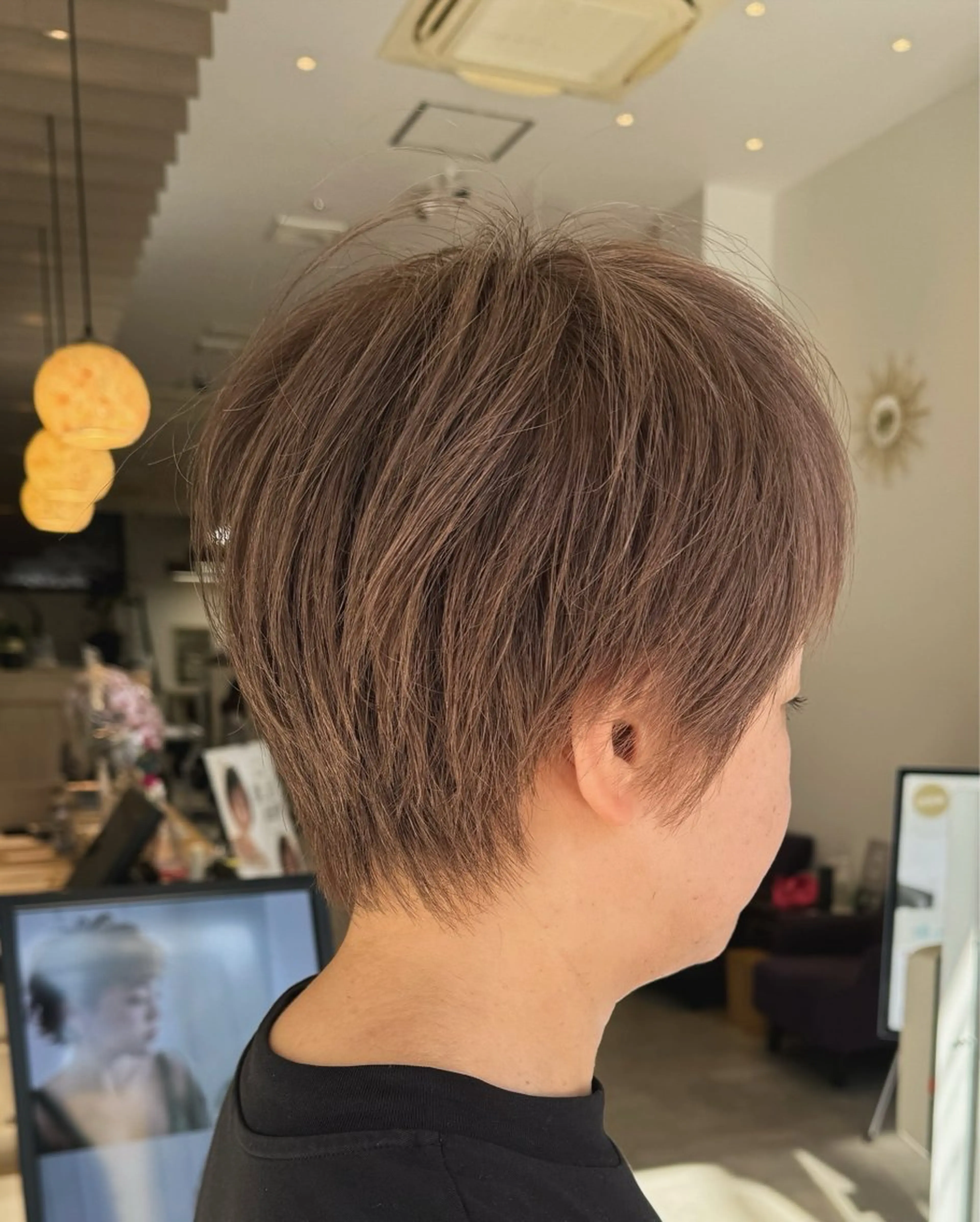 ショート カラー ショート/ボブ パーマ/中原のヘアスタイル