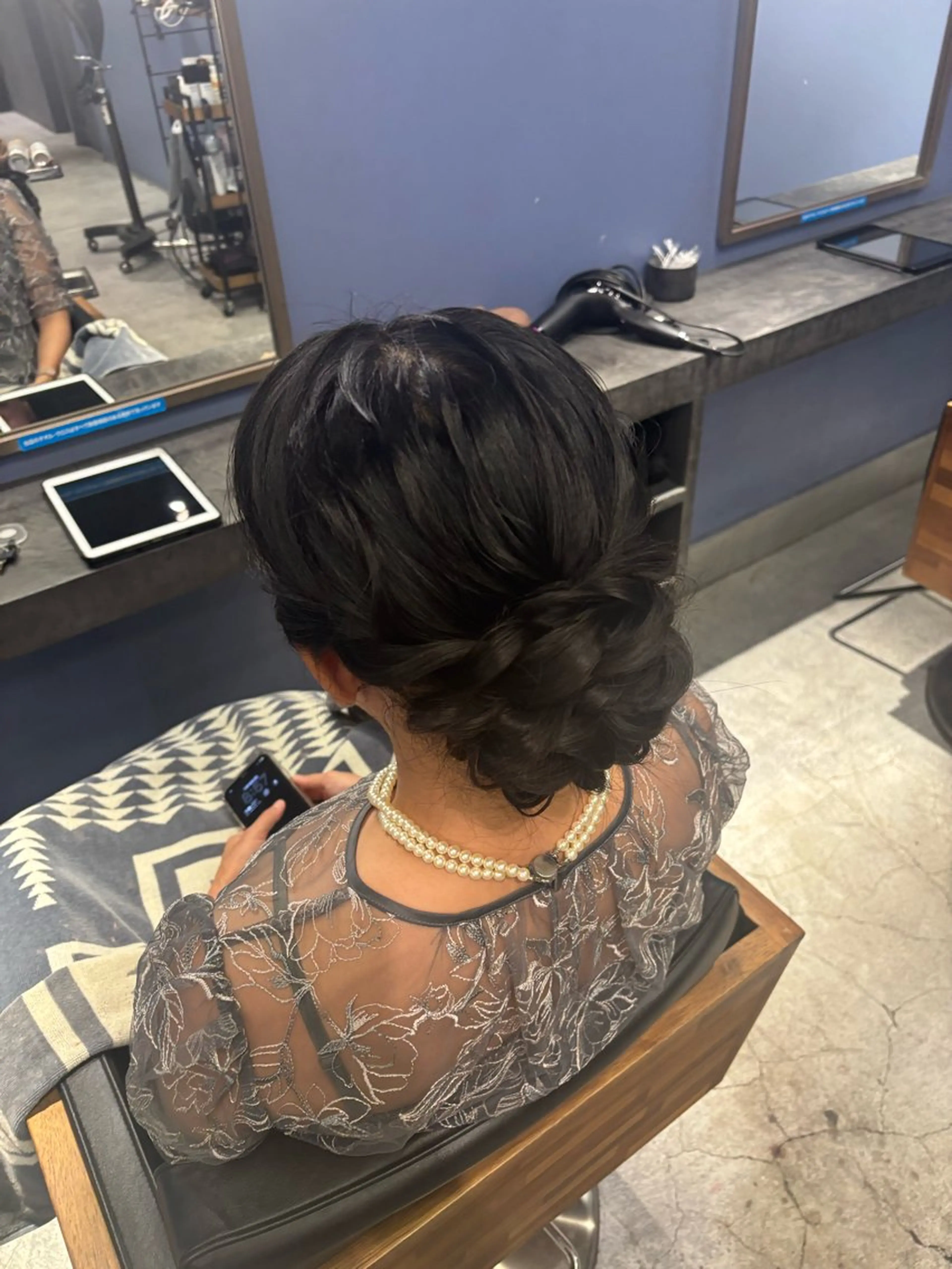 ロング ヘアアレンジ ヘアセット 〖❁ちひろ| LEONID❁〗のヘアスタイル