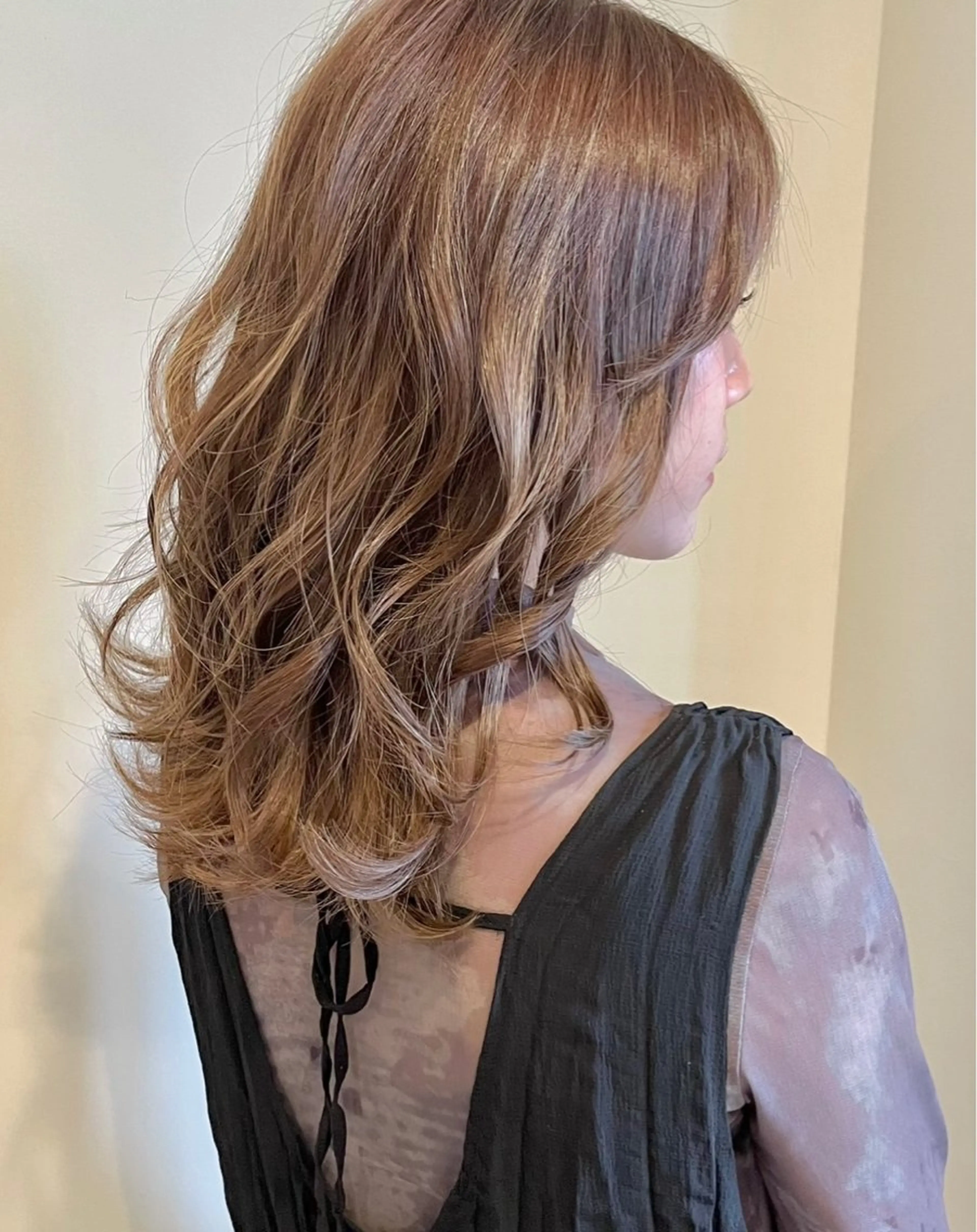 ロング カラー ヘアアレンジ カット ヘアカラー 永井 亜実のヘアスタイル