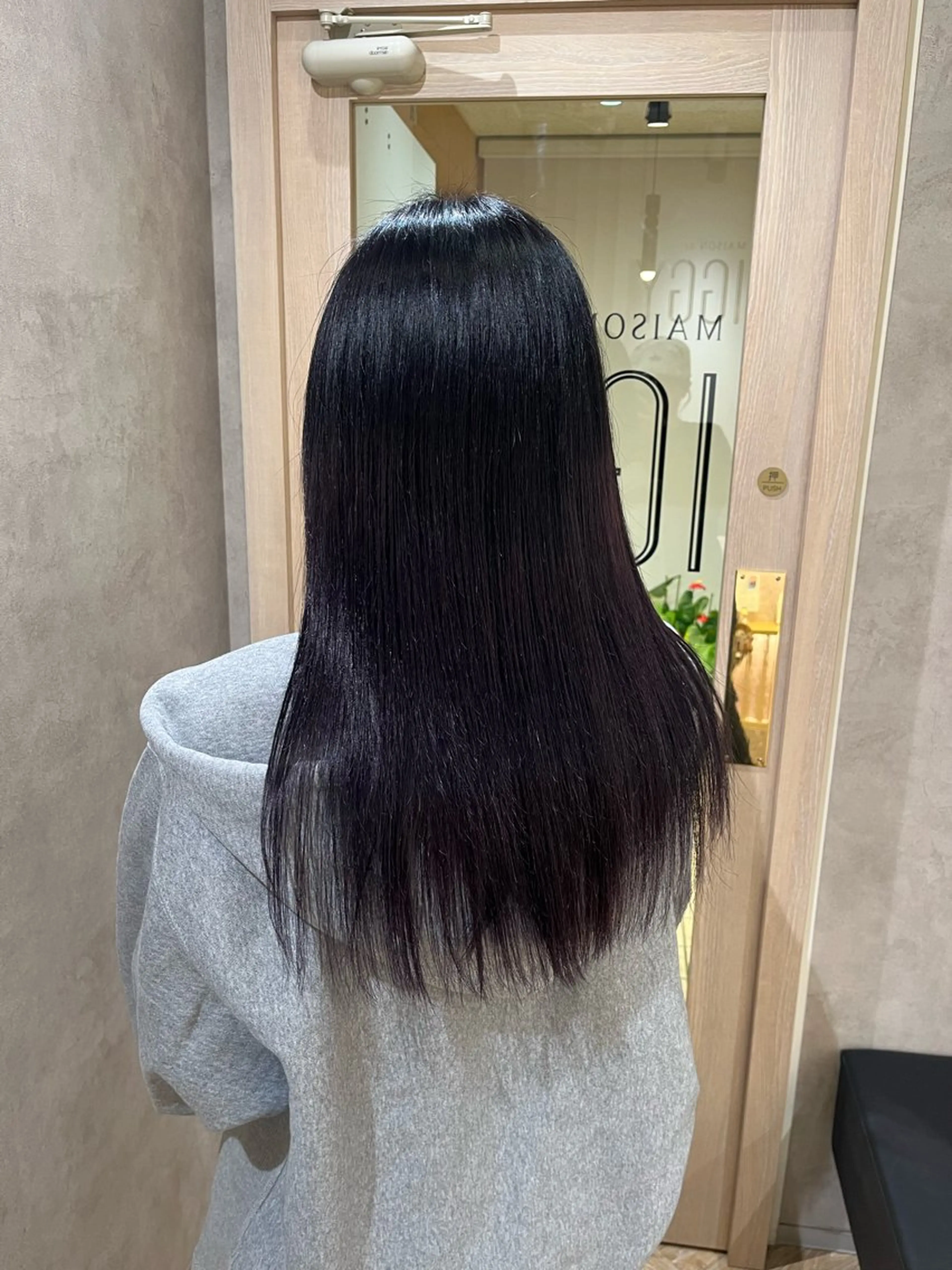 ロング カラー ヘアカラー トリートメント 竹内 日向のヘアスタイル