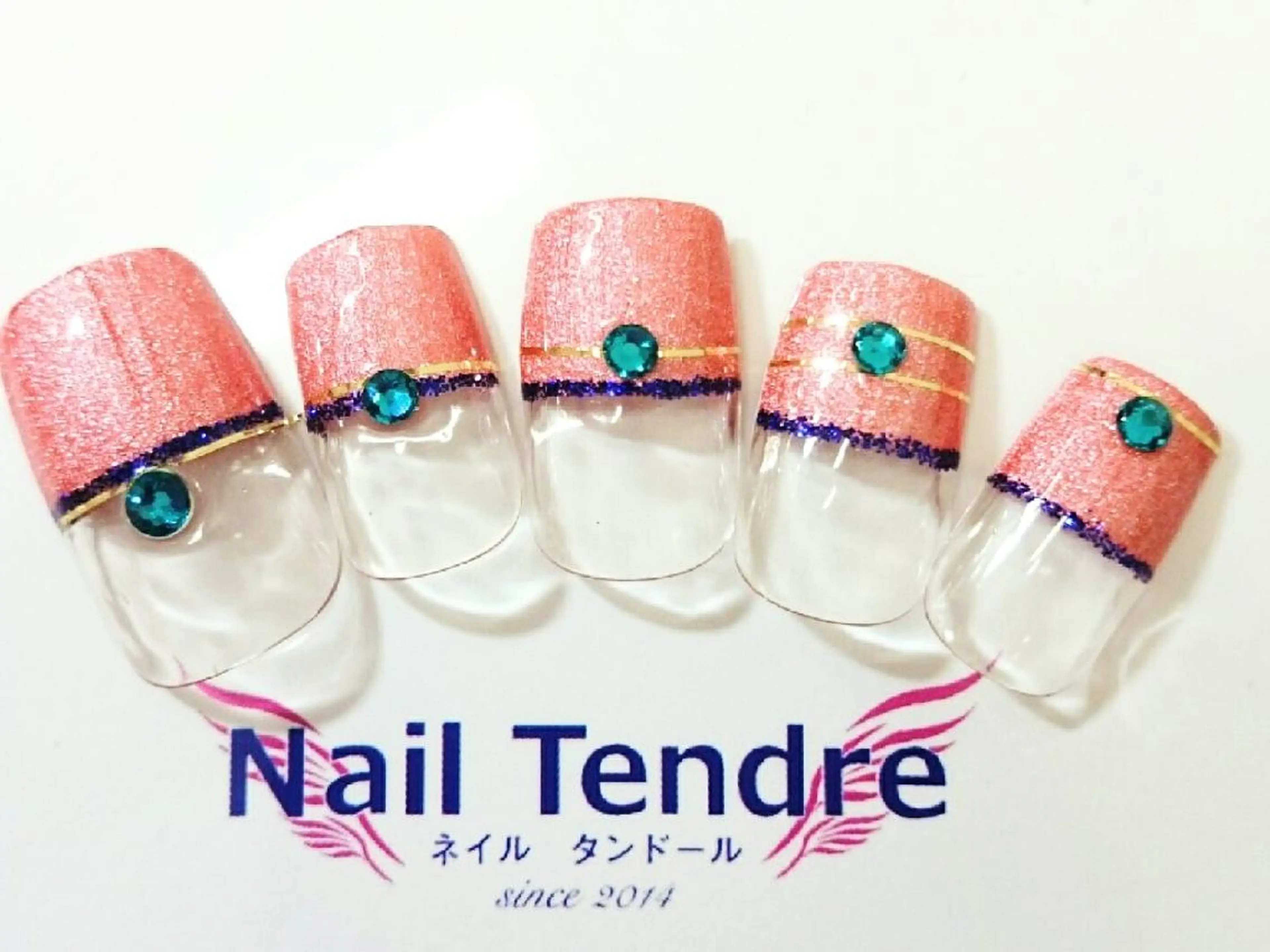 ネイル アートネイル ジェルネイル ソフトジェル ストーンネイル ハンドネイル Nail  Tendreのネイルデザイン
