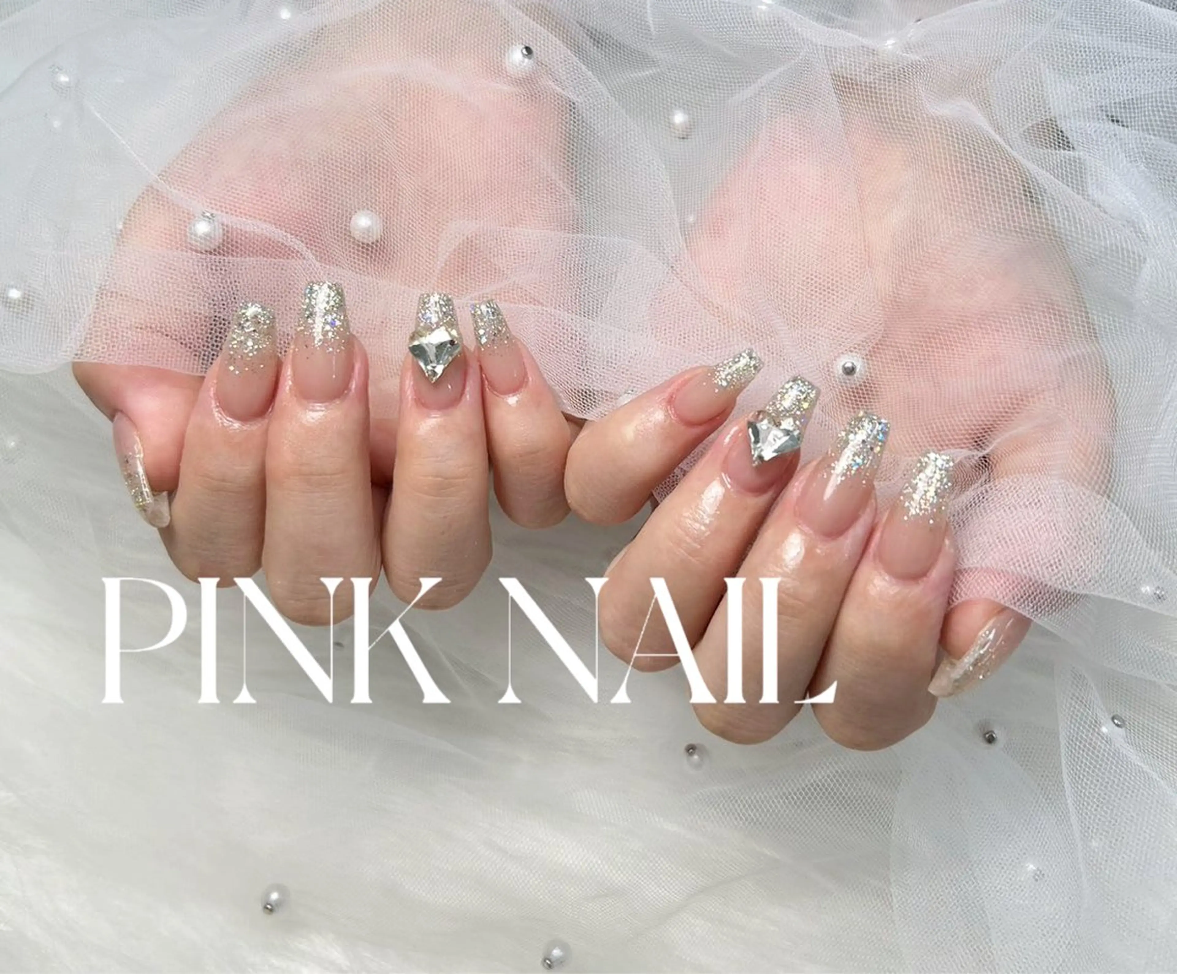 ネイル ハンドネイル pink nailのその他イメージ