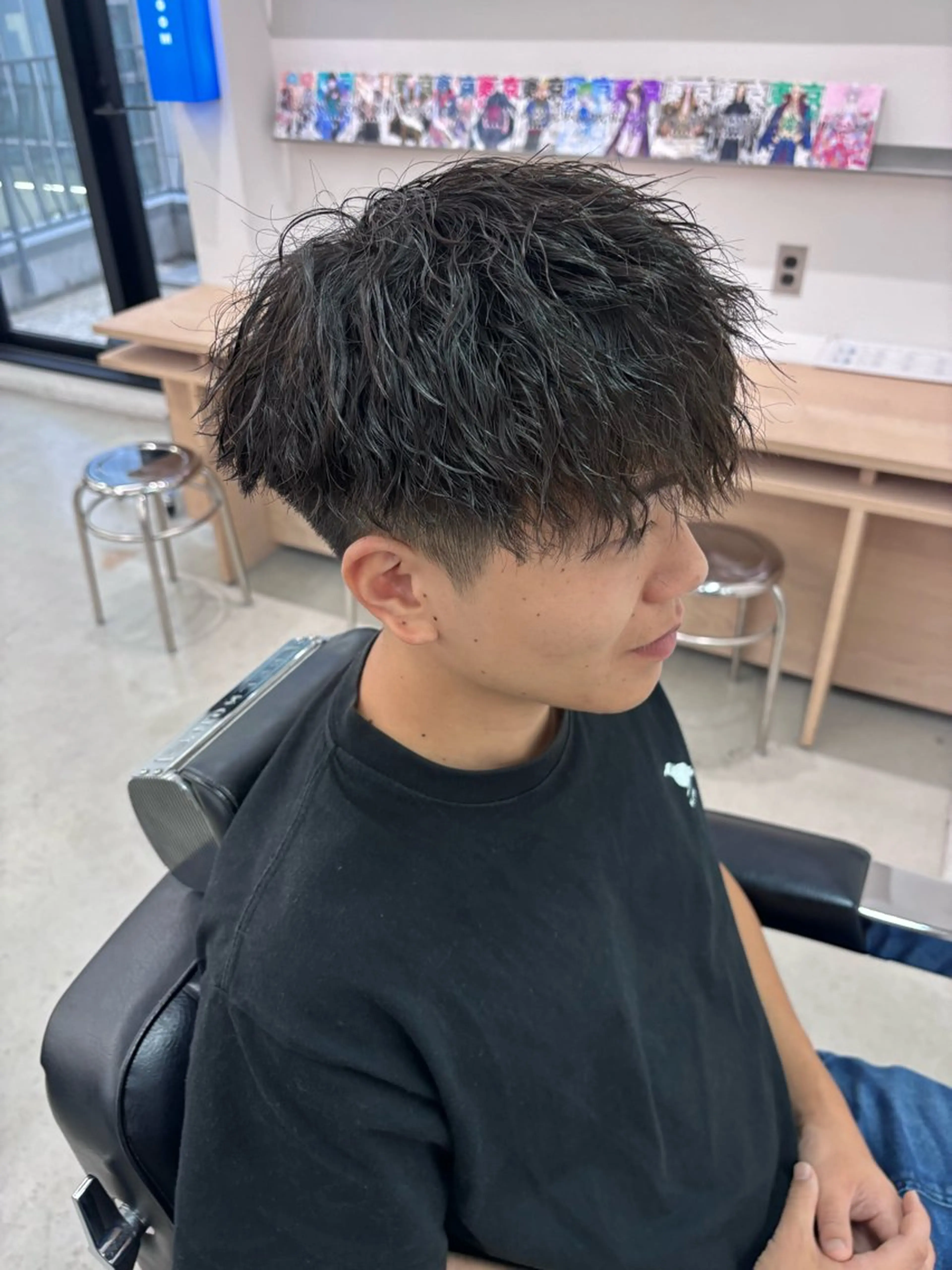 パーマ メンズ メンズパーマ 縮毛矯正 カット パーマ トリートメント 土岐 仁/メンズ専門 パーマ特化美容師🌀のヘアスタイル