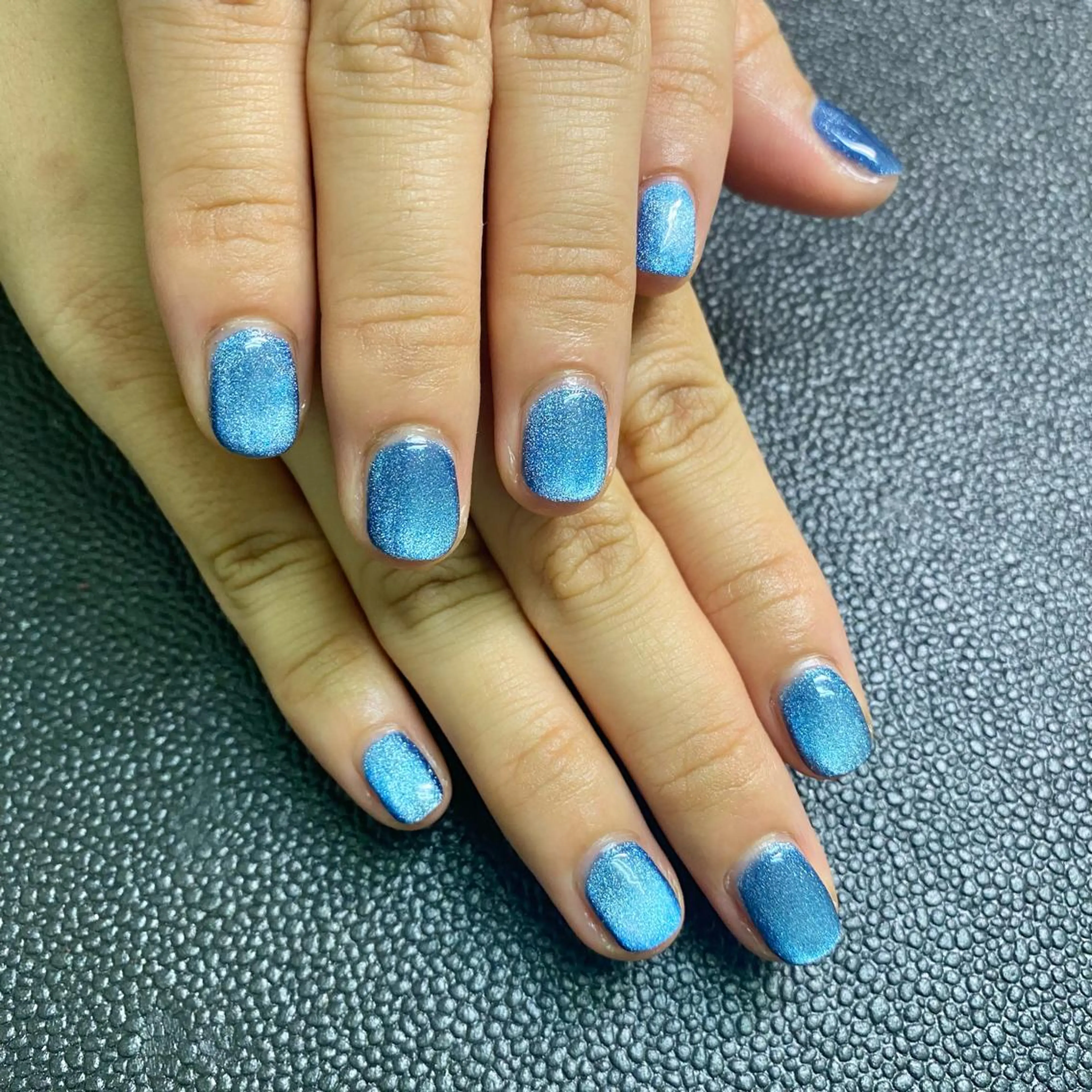 ネイル ブルー マグネットネイル kagami マイのネイルデザイン