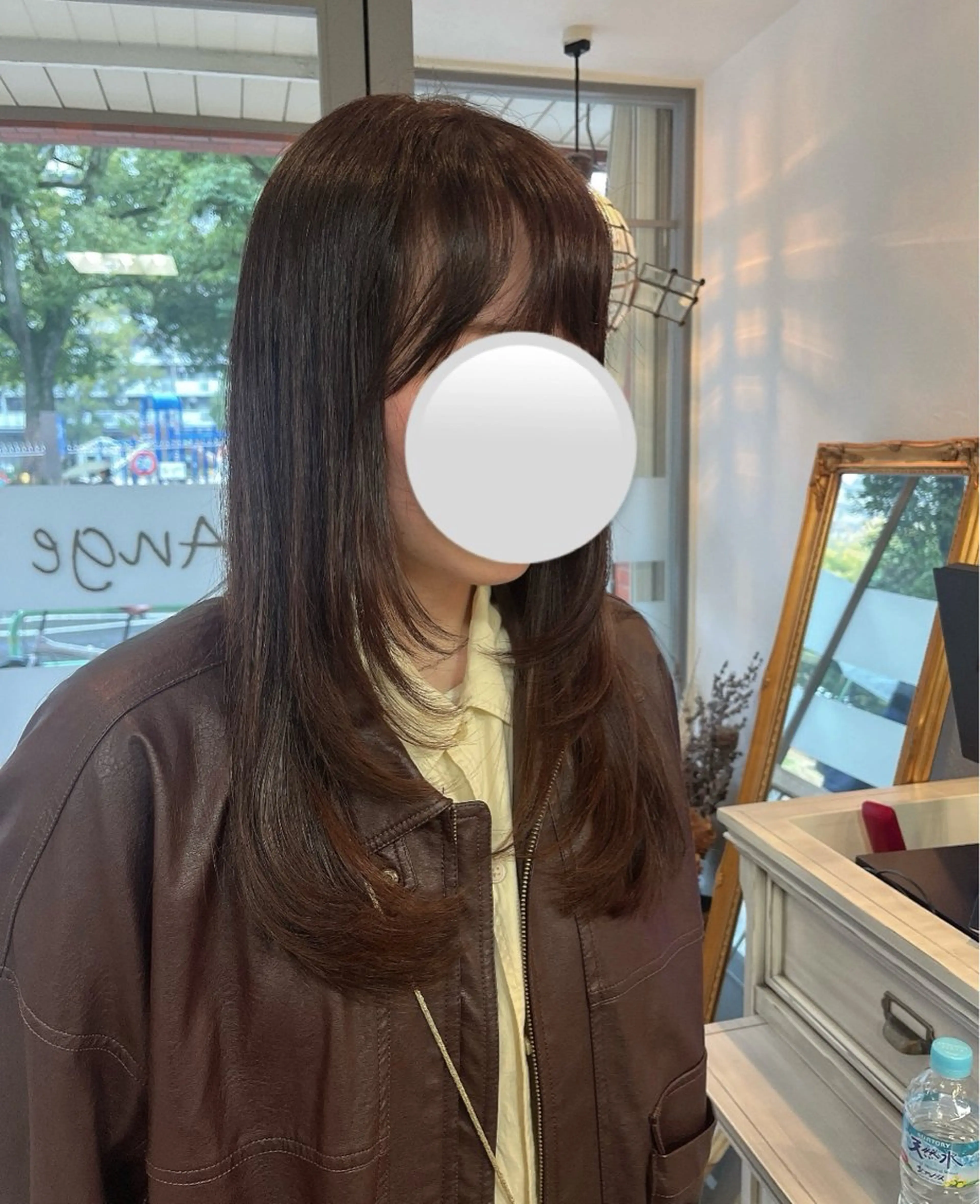 ロング 顔周りカット AYU (ému) 伏見/髪質改善のヘアスタイル