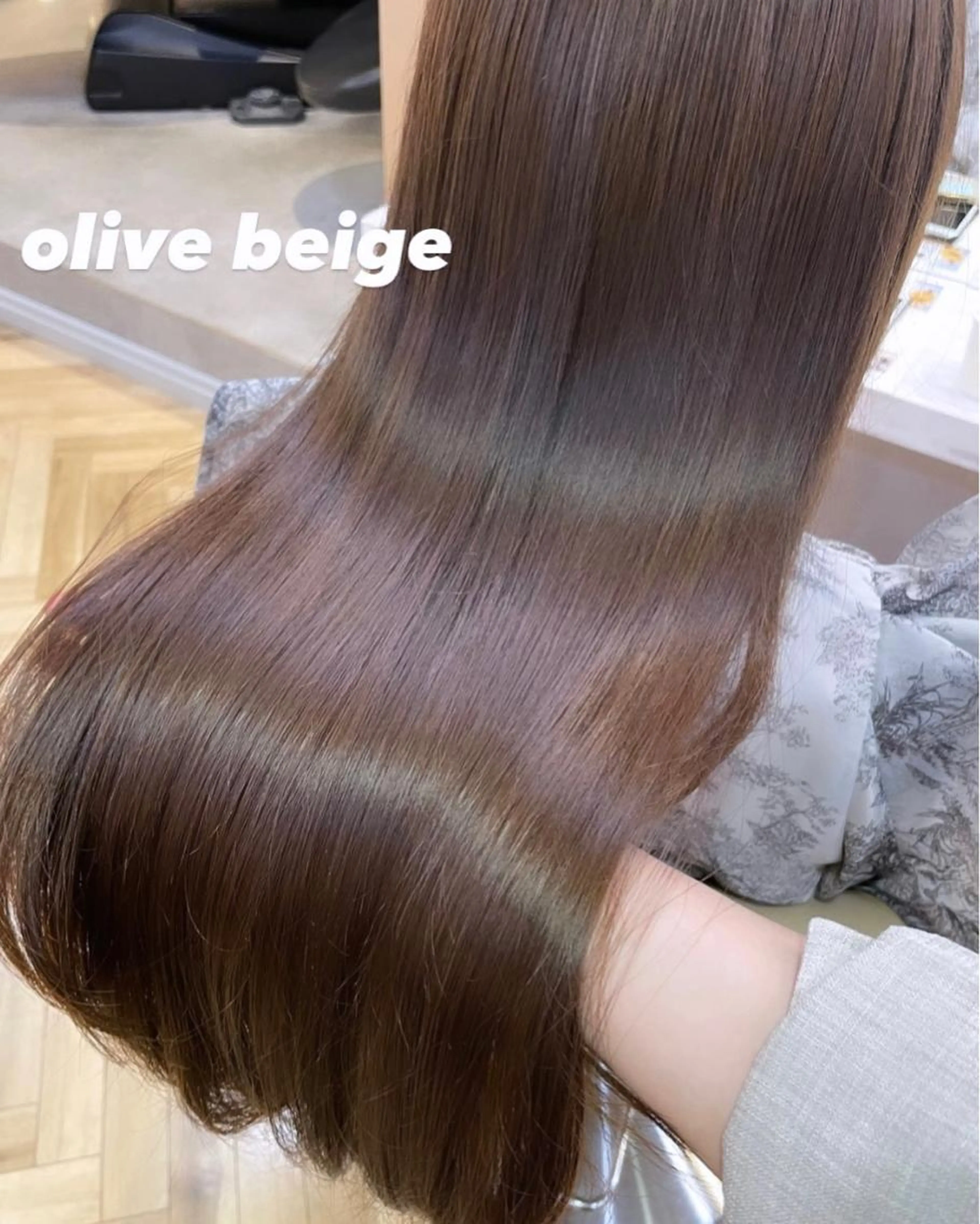 ✨🤍前髪カット&透明感オイルカラー&スチームトリートメント🤍✨の写真