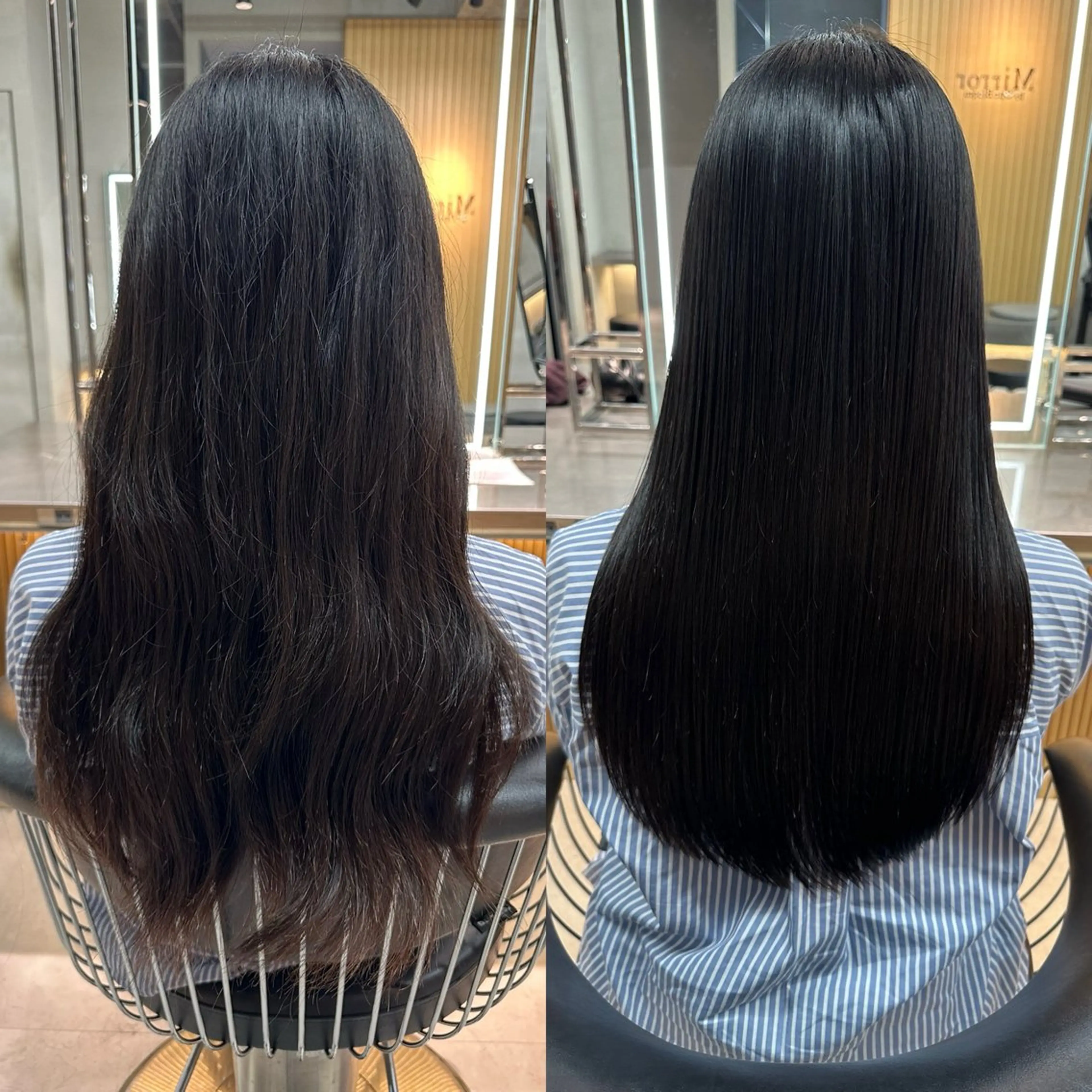 ロング カット 縮毛矯正 トリートメント ✨髪質改善特化✨副 店長椎葉信乃介のヘアスタイル