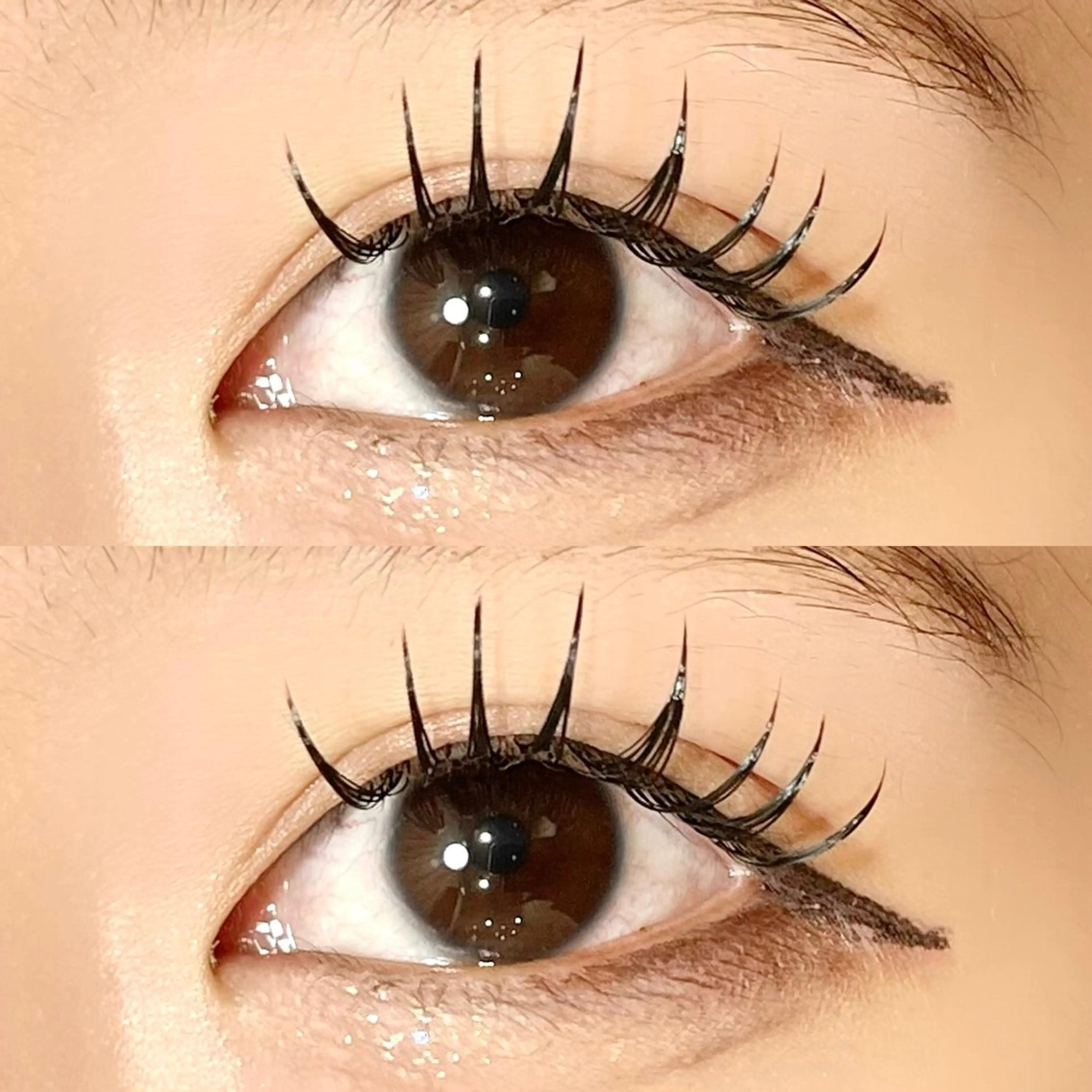 フラットラッシュエクステ100本🎀🎵の写真