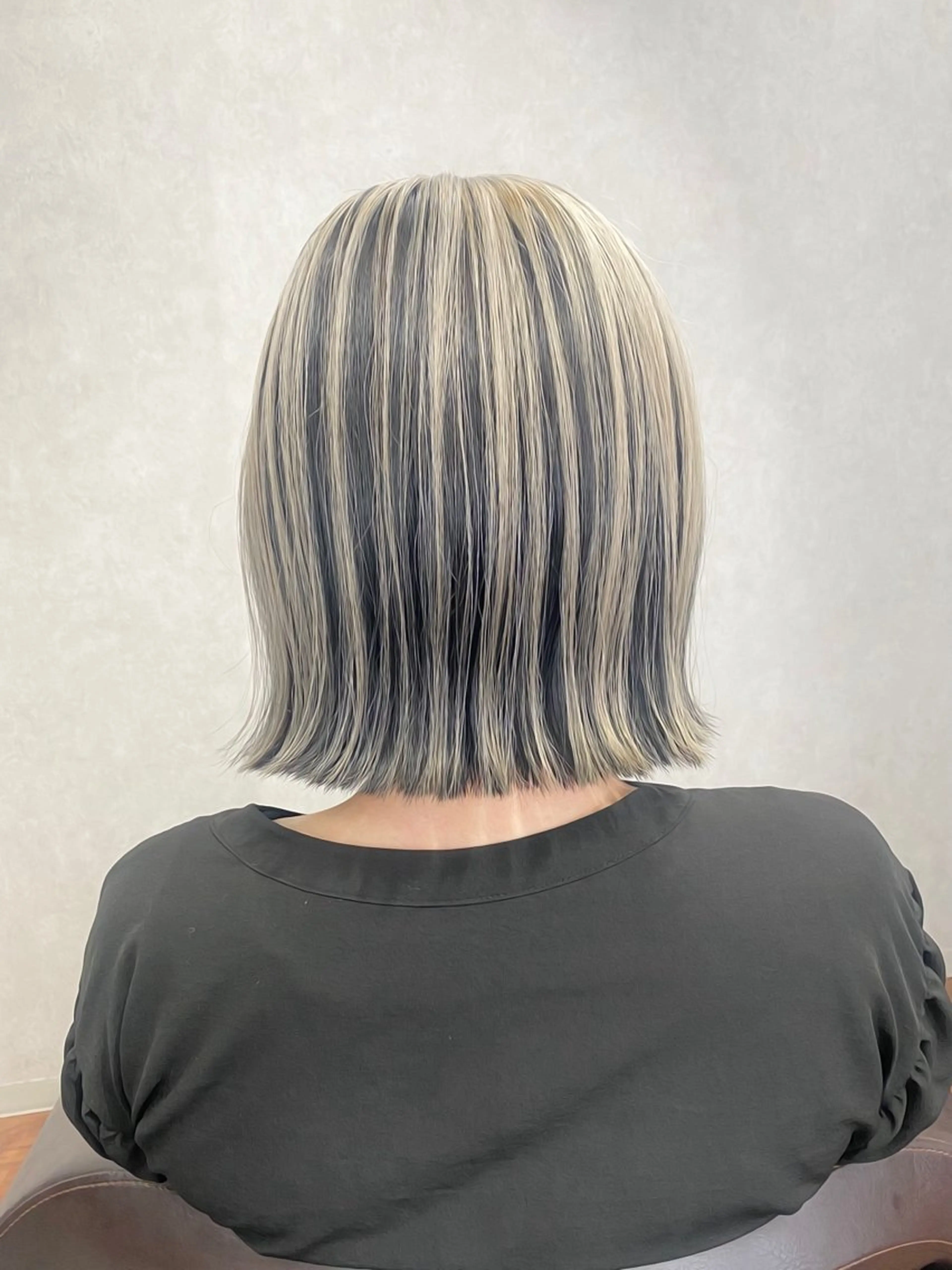 カット＋アンブレラカラーの写真