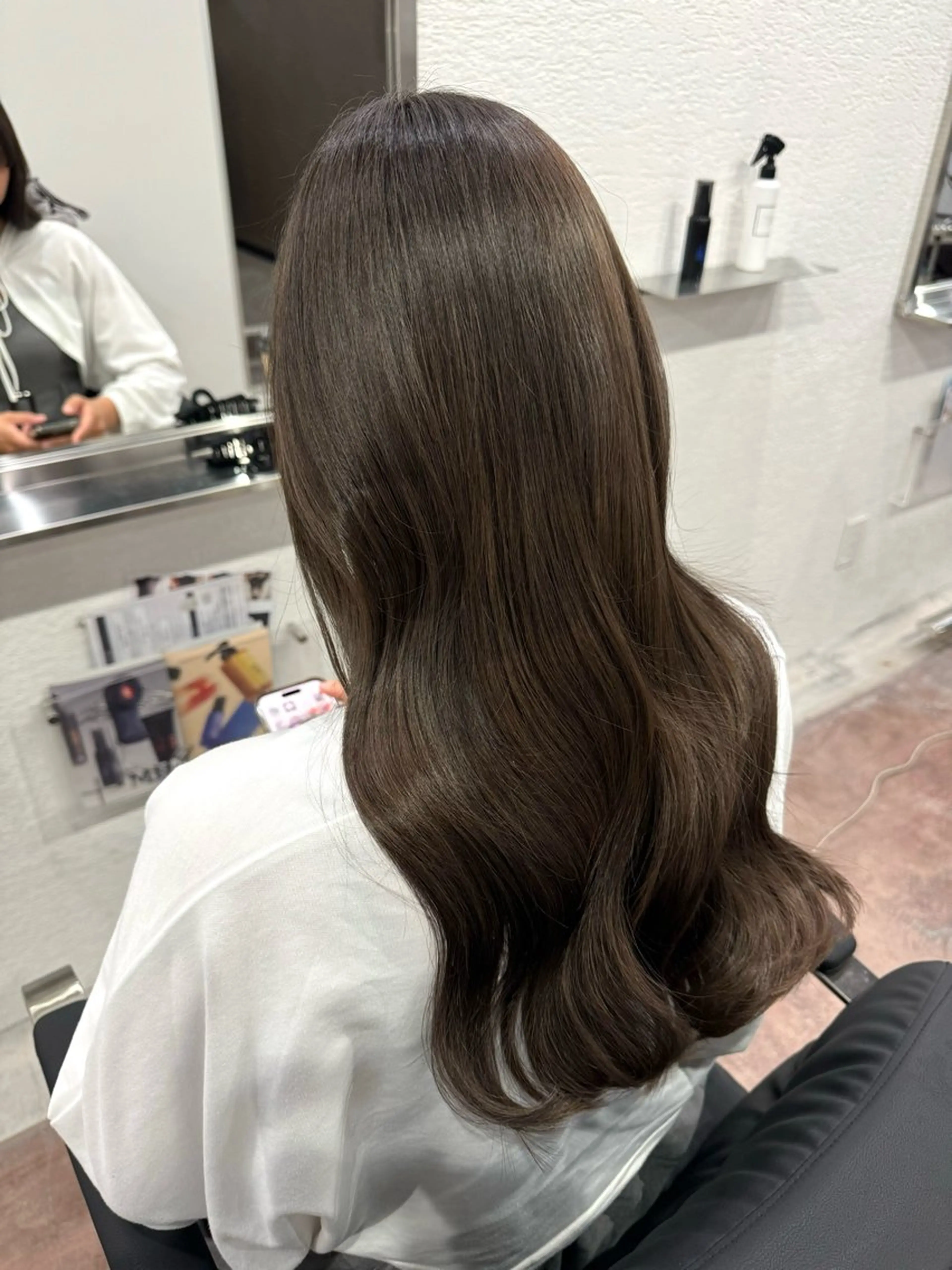 ロング 山下 遼香のヘアスタイル