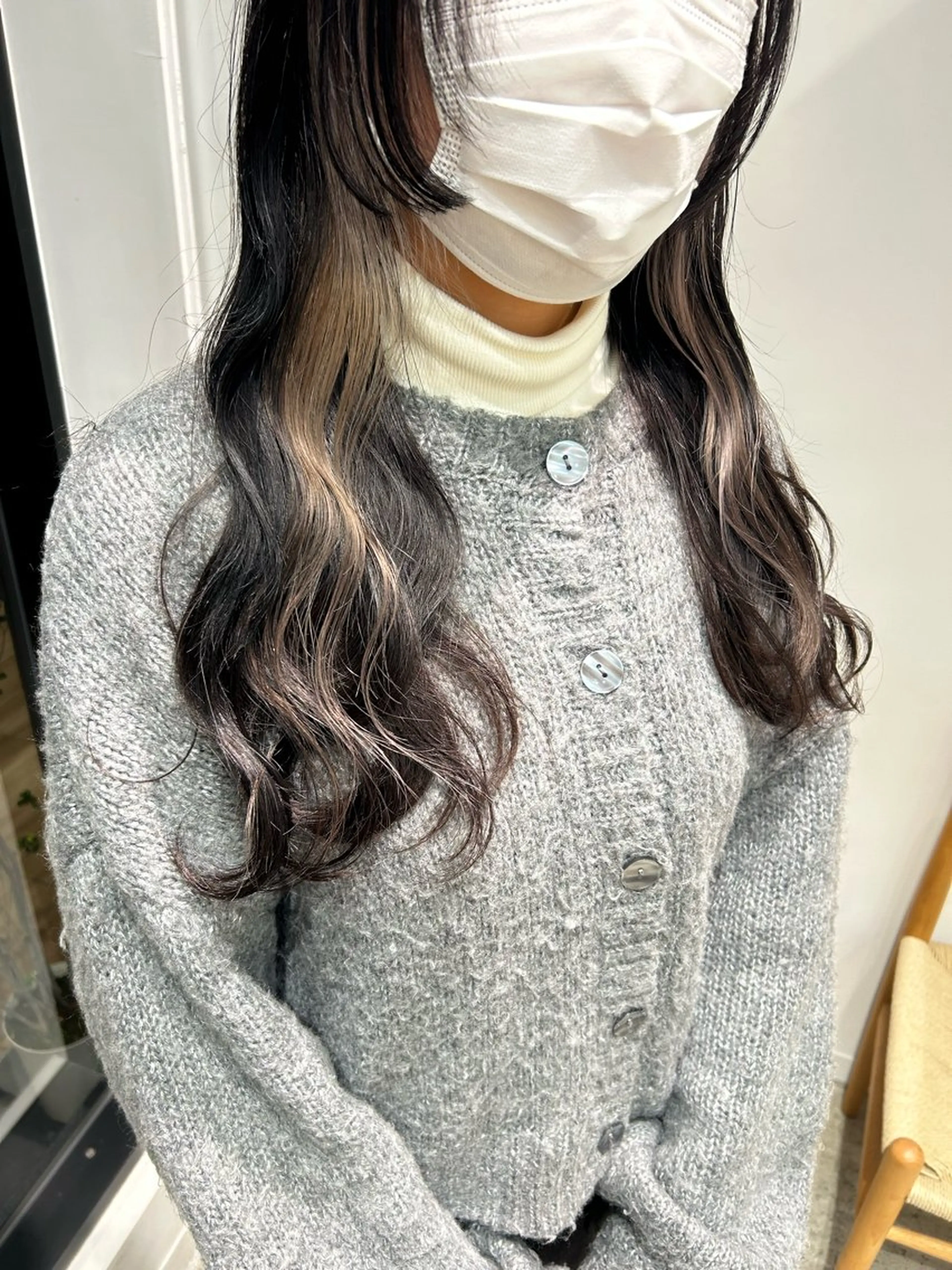 ロング カラー ヘアアレンジ ブリーチ カット ヘアカラー トリートメント yuka .のヘアスタイル